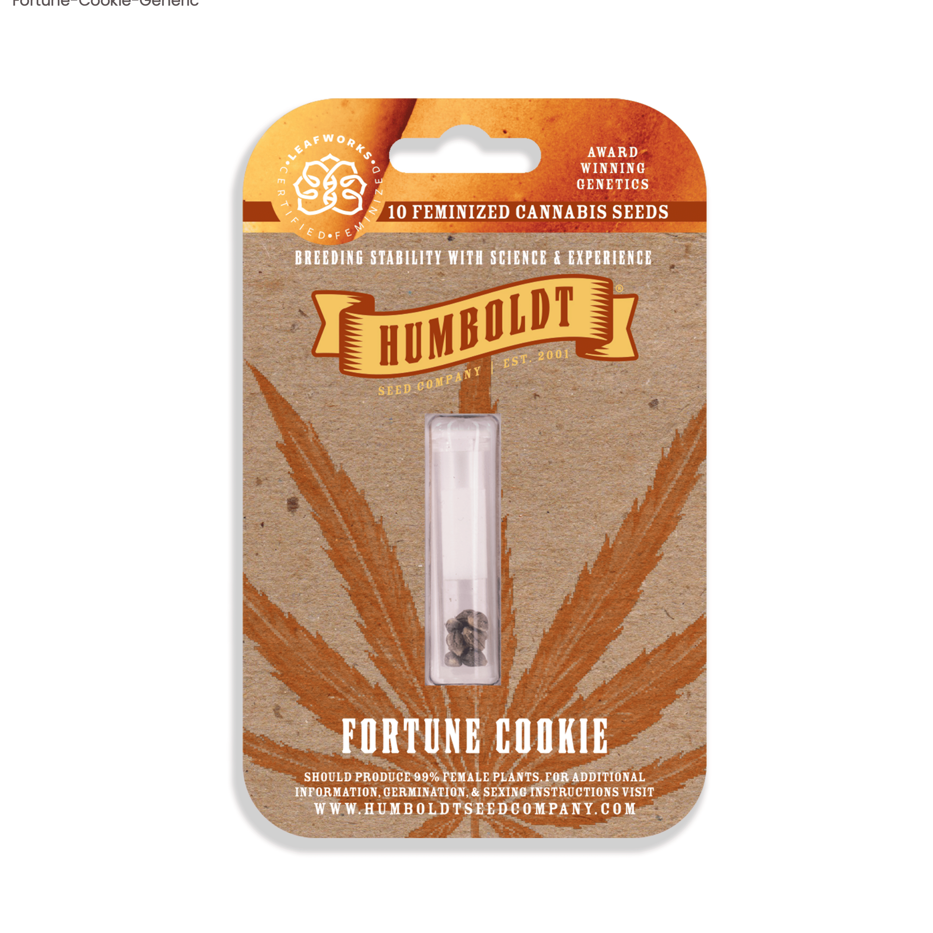 Fortune Cookie - 10pk Feminized Seeds - Humboldt Seed Company - Fem Seed - Indica Dom - $100 - Seeds