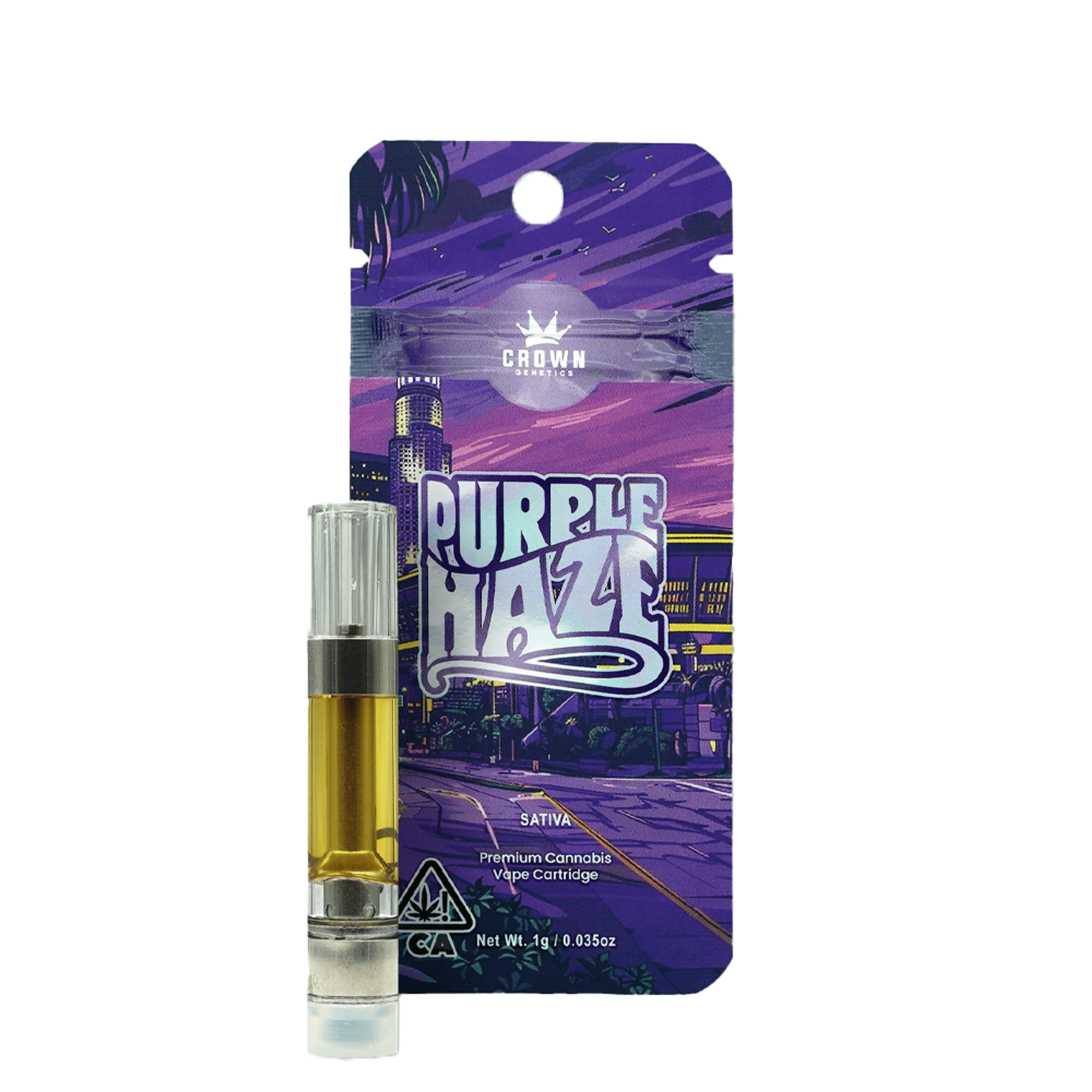 Purple Haze Cartridge (1G) - Crown Genetics - - $20 - Cartridge