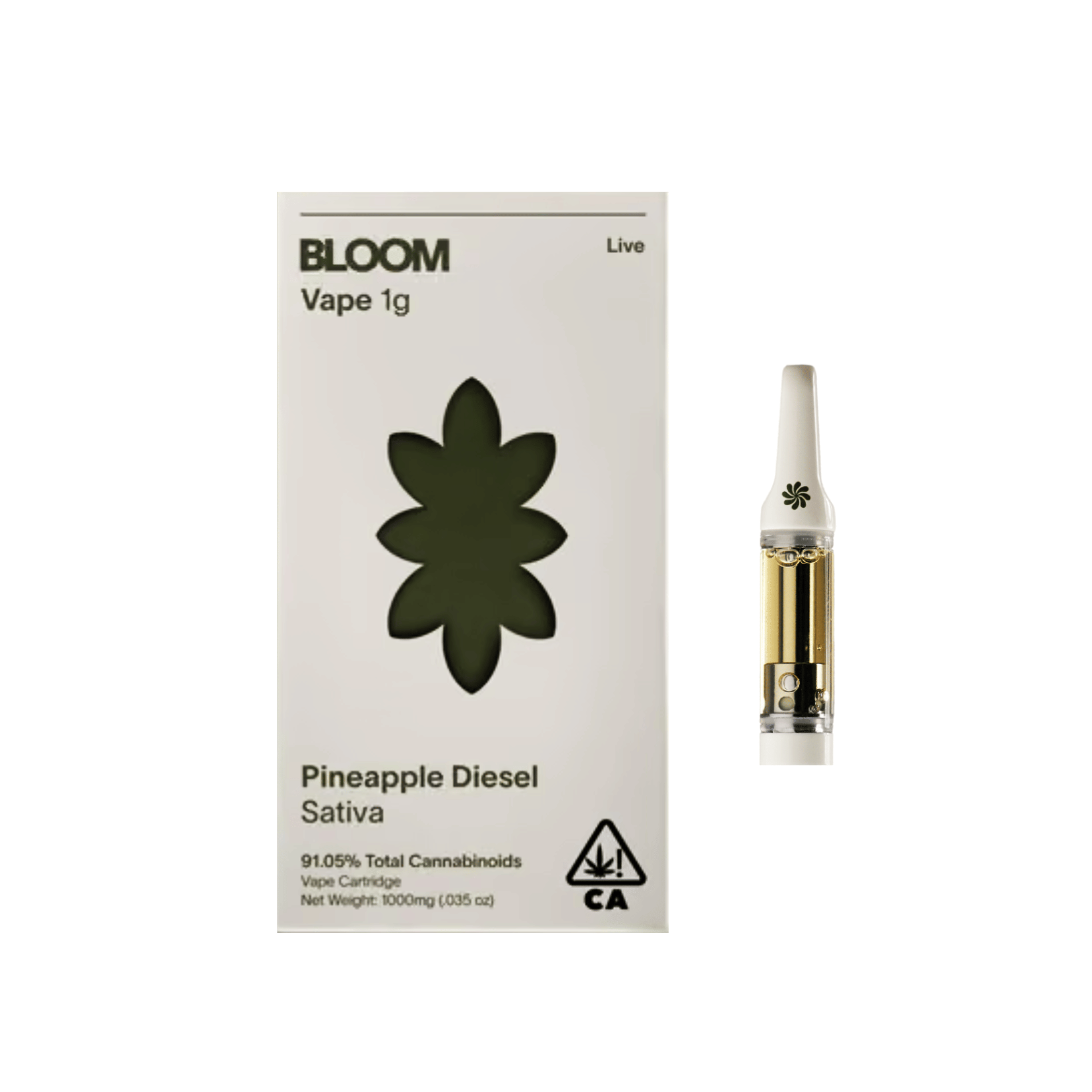 Live | Pineapple Diesel Cartridge - 1g - Bloom - - $30 - Cartridges / Pods