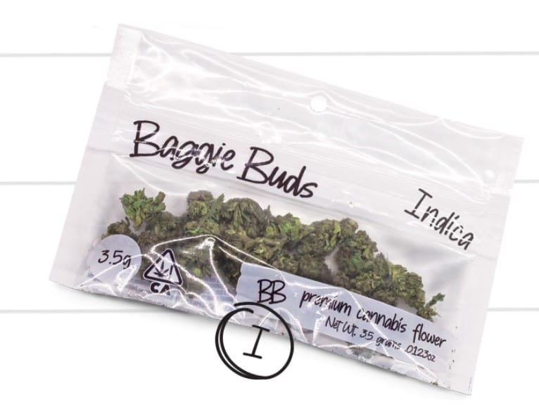 Bubba Kush 3.5g - Baggie Buds - Eighth - $14 - Flowers