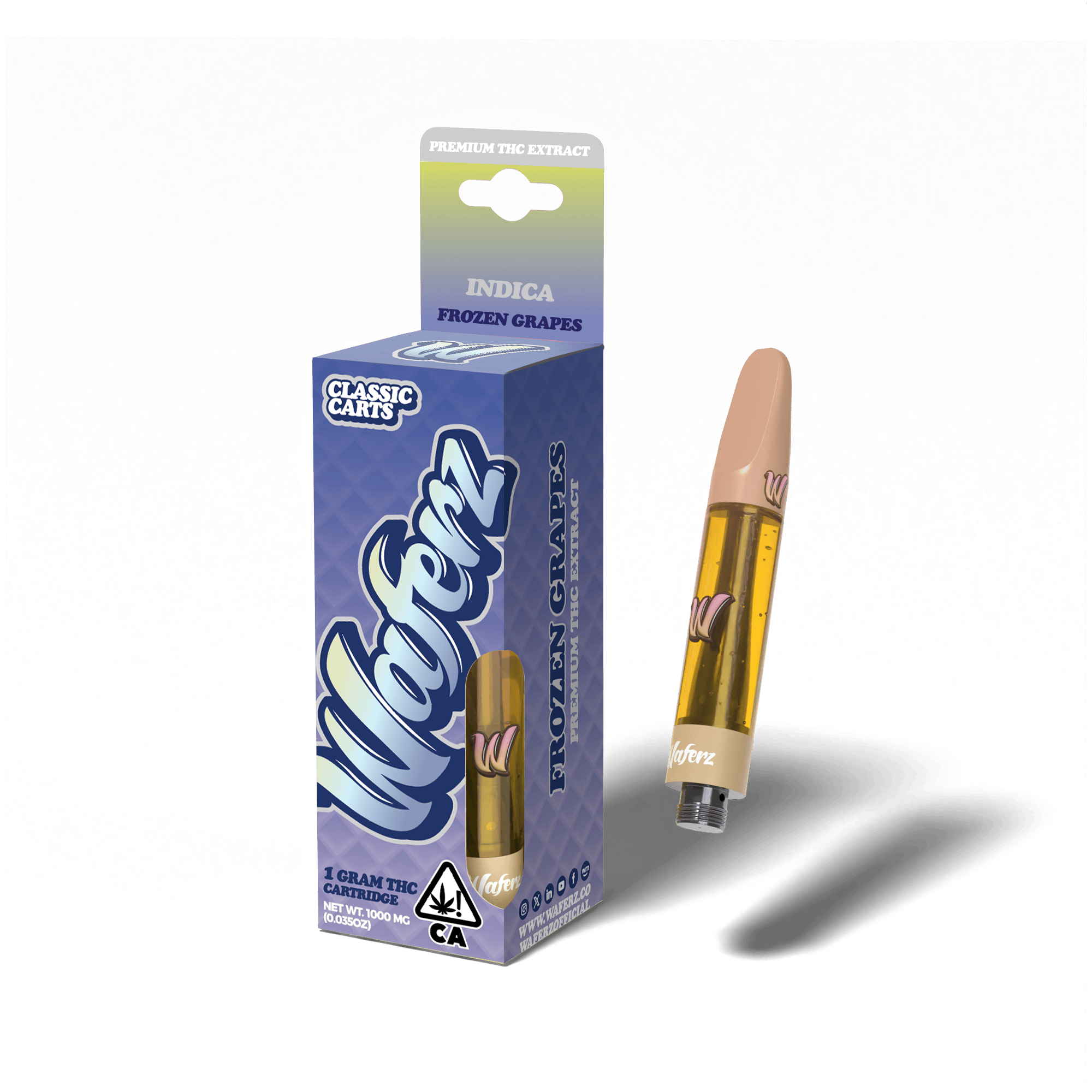 Waferz - Frozen Grapes - Classic Cartridge - 1g - Waferz - Frozen Grapes - $19.99 - Vapes