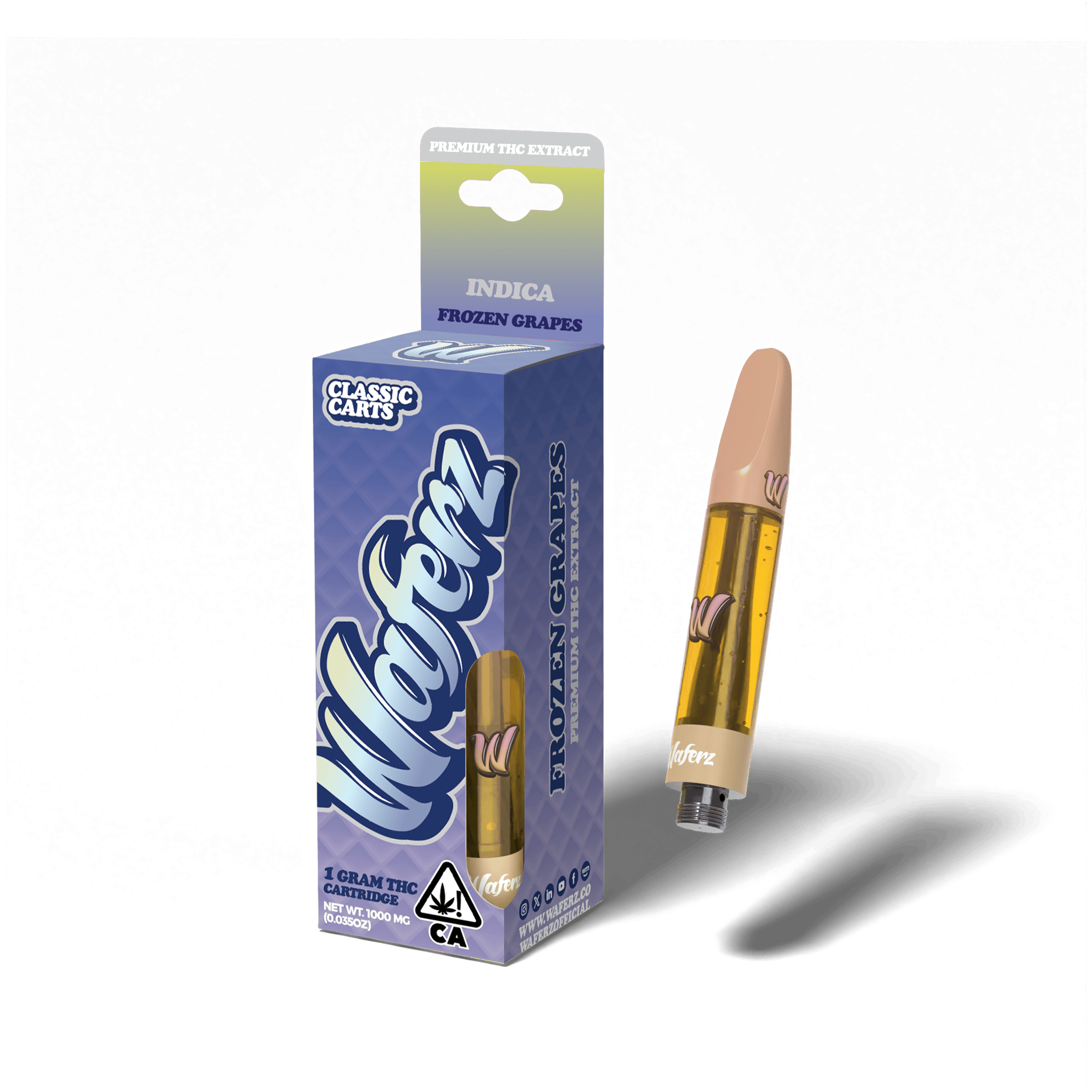 Waferz - Frozen Grapes - Classic Cartridge - 1g - Waferz - Frozen Grapes - $19.99 - Vapes