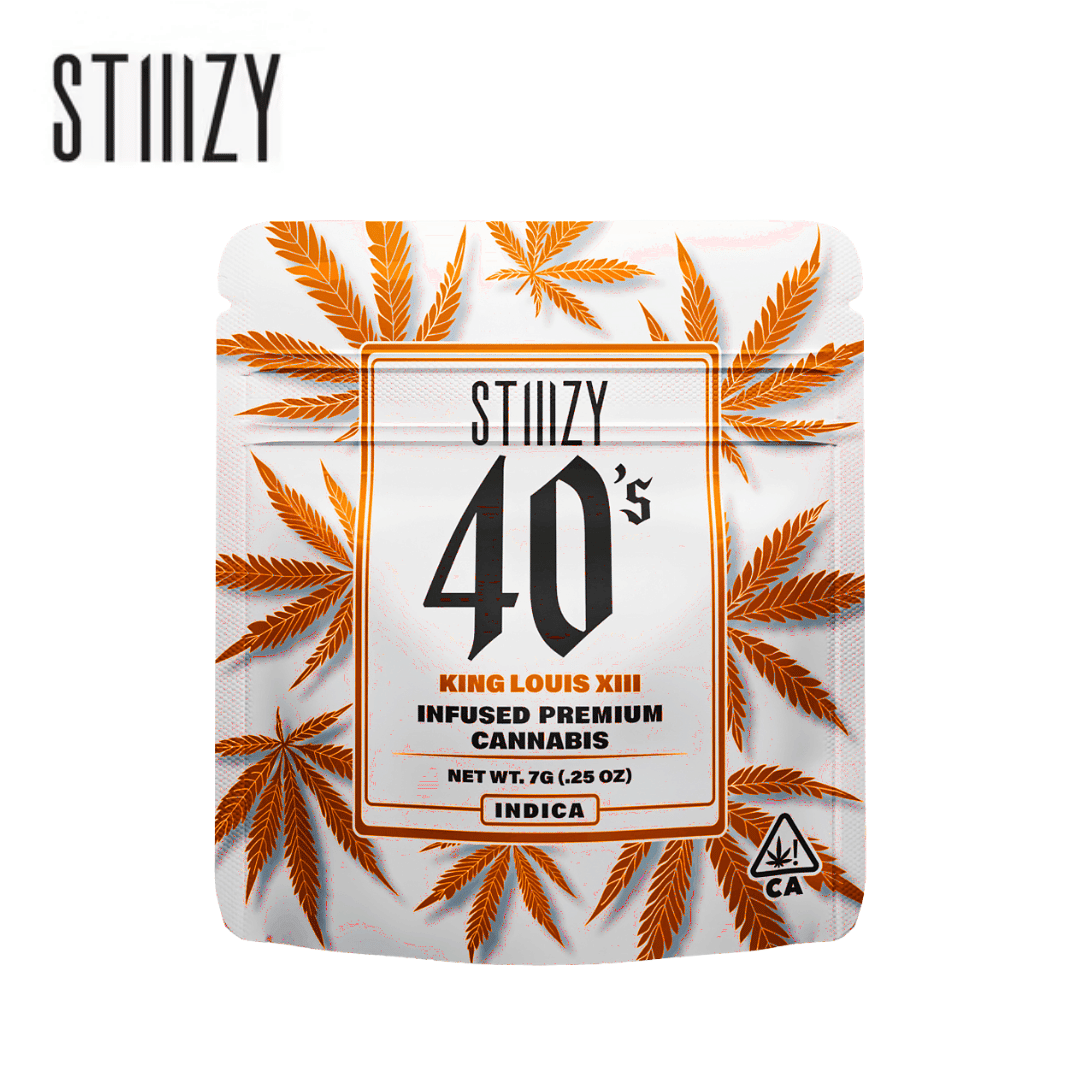 Stiiizy - King Louis XIII - 40's Infused Flower - 7g at Gemme Verdi in San Francisco