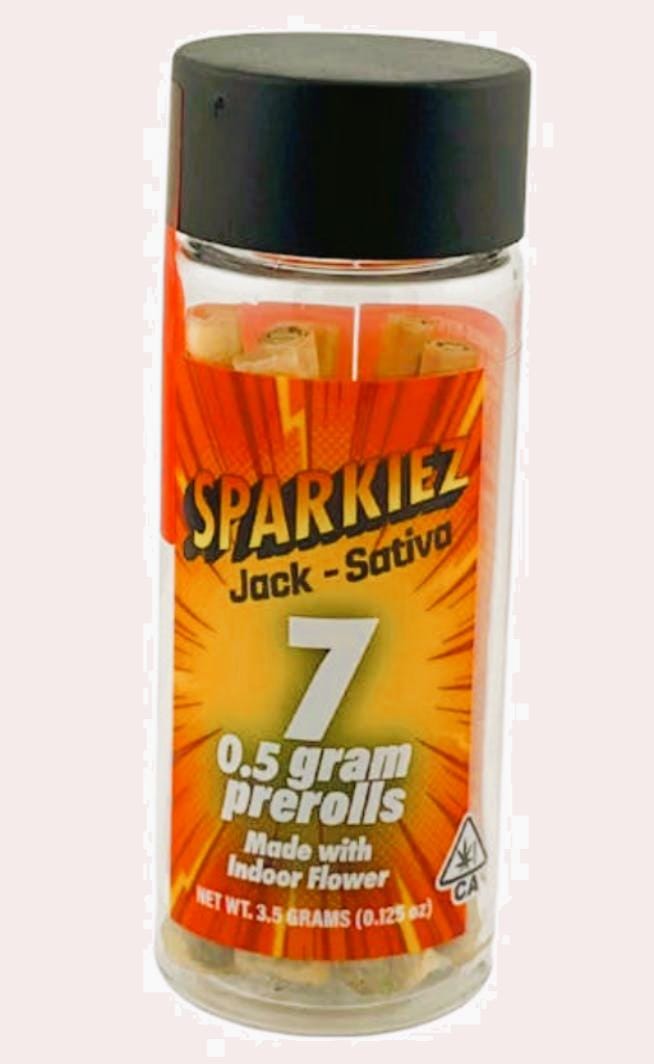 Sativa Jack 7pk 3.5g - Sparkiez -  - $14 - Preroll