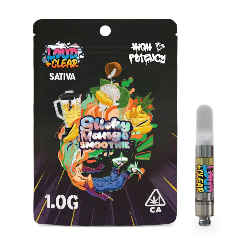 Sticky Mango Smoothie - 1g Cartridge - Loud + Clear - Sativa - 1g Cartridge - $24 - Vape Cartridges  (510)