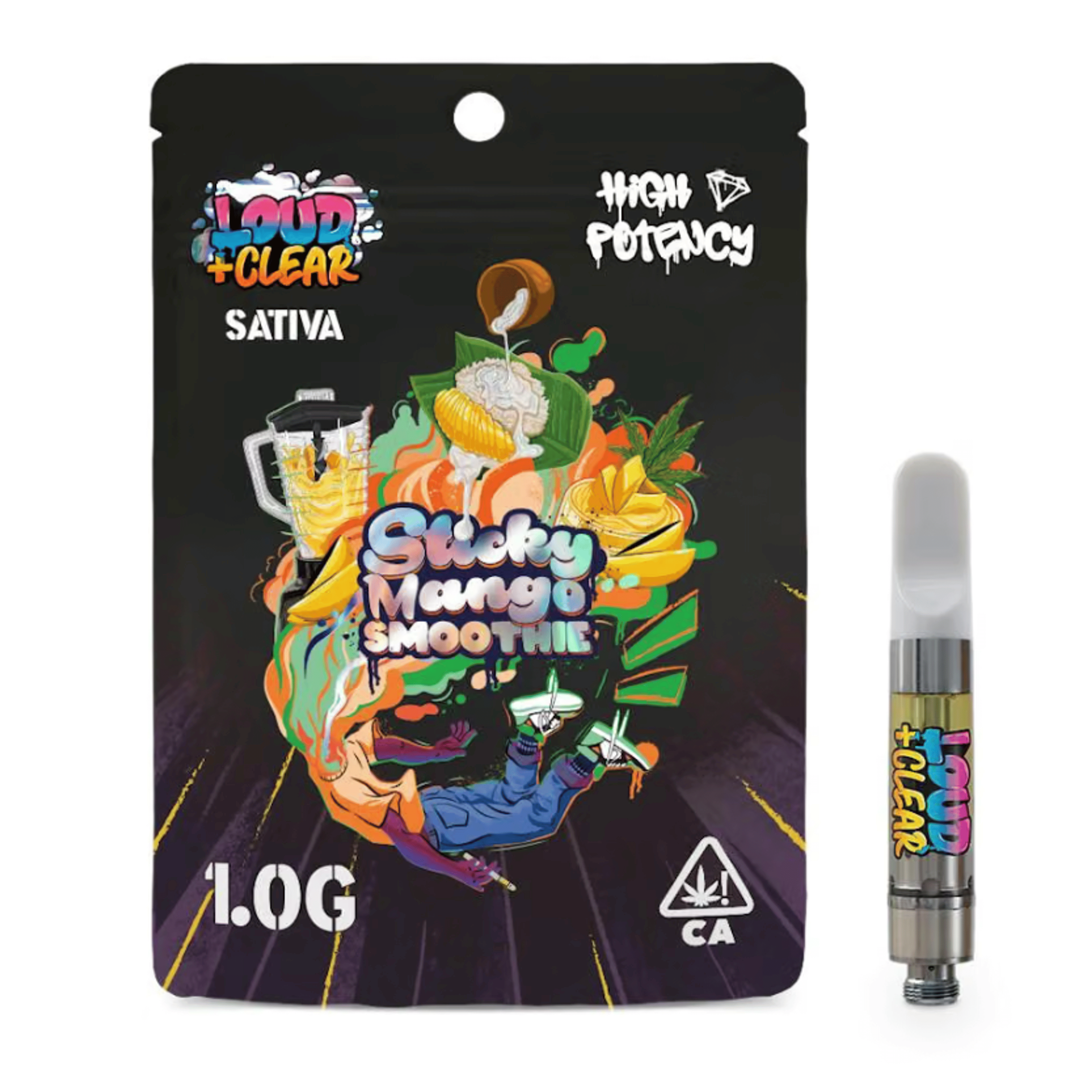 Sticky Mango Smoothie - 1g Cartridge - Loud + Clear - Sativa - 1g Cartridge - $24 - Vape Cartridges (510)