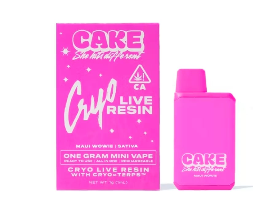 CAKE - 1g Rechargeable - Maui Wowie - Cryo Live Resin Mini -  - $35.99 - Vape