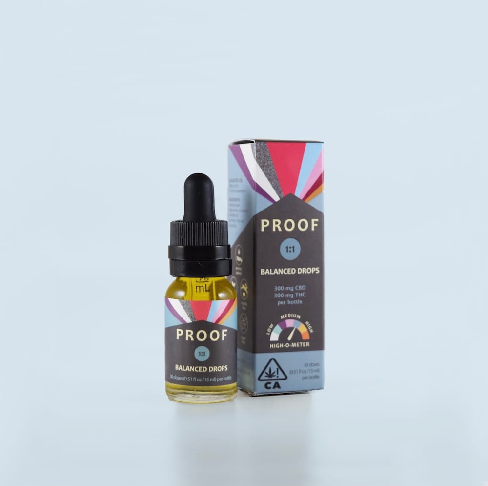 1:1 Balanced Drops (15ml) - PROOF -  - $33 - Edibles