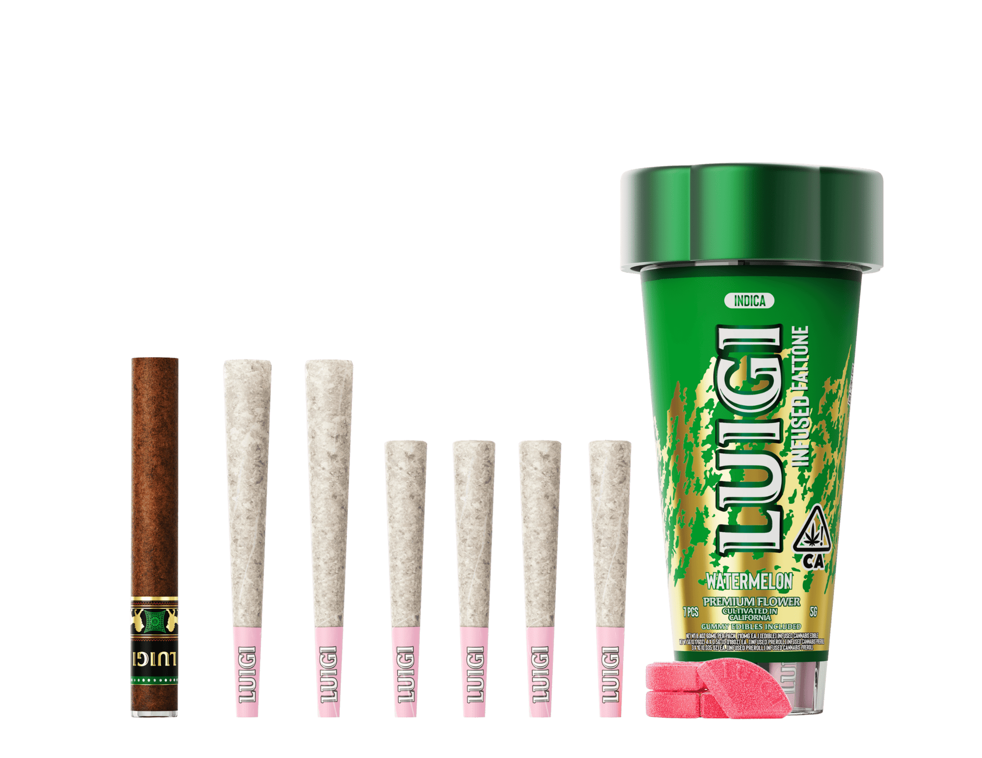 Watermelon 4-in-1 Fattone - Luigi -  - $46 - Pre-Rolls