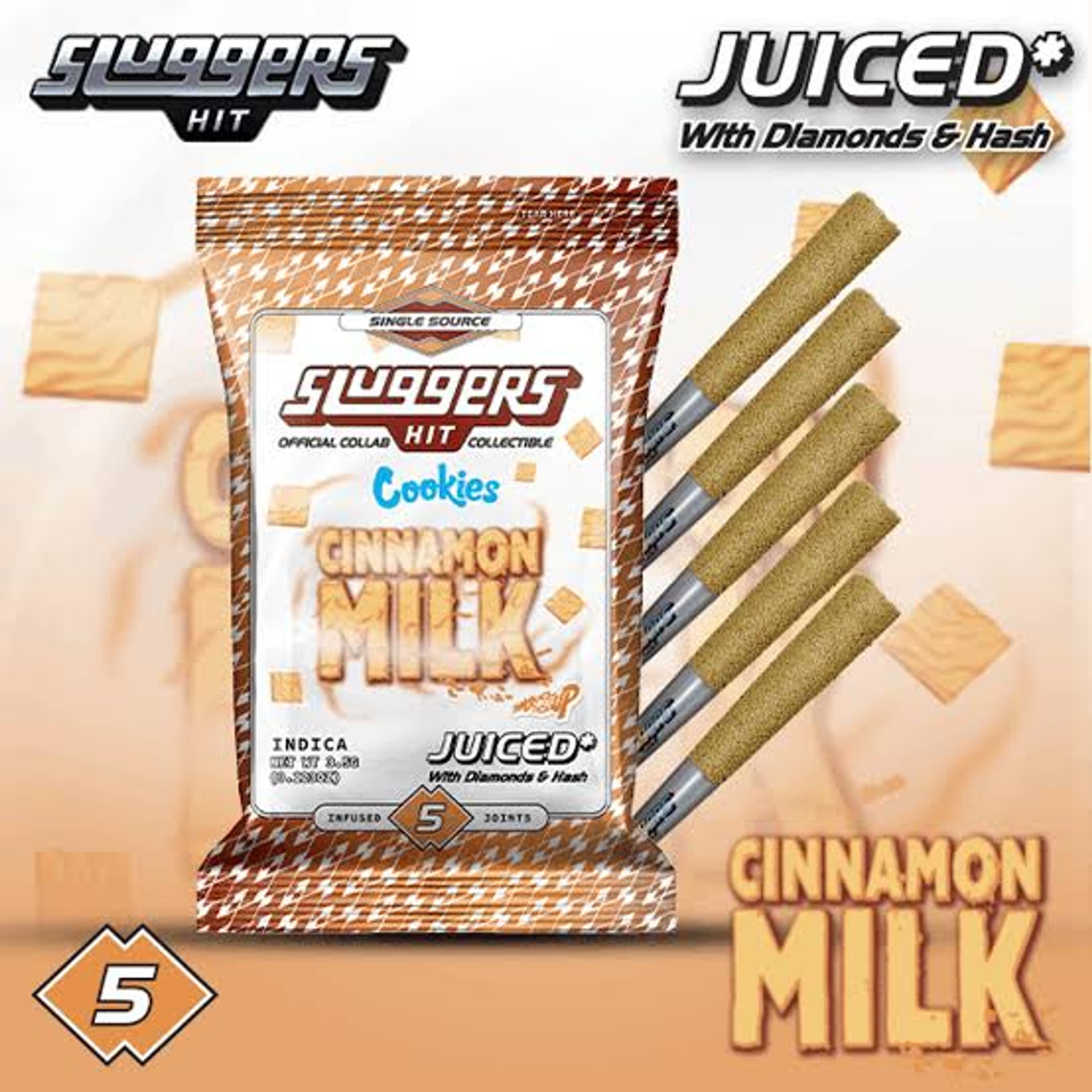 CINNAMON MILK .7G 5PK - SLUGGERS - - $38.75 - Pre-Rolls