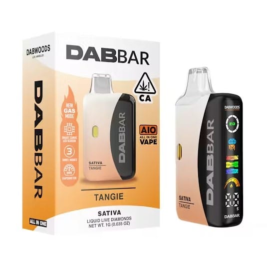 Dabwoods AIO - Tangie - Liquid Live Diamonds Dabbar 3.0 All-In-One Vape - 1g - Dabwoods - AIO - $39.99 - Disposable Vape Pens (All In One)