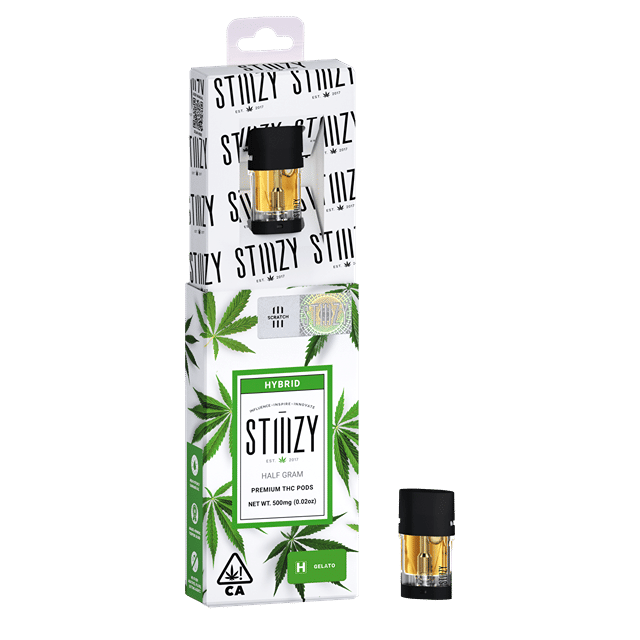 Vape Cartridge - GELATO .5G Original THC Pod - STIIIZY