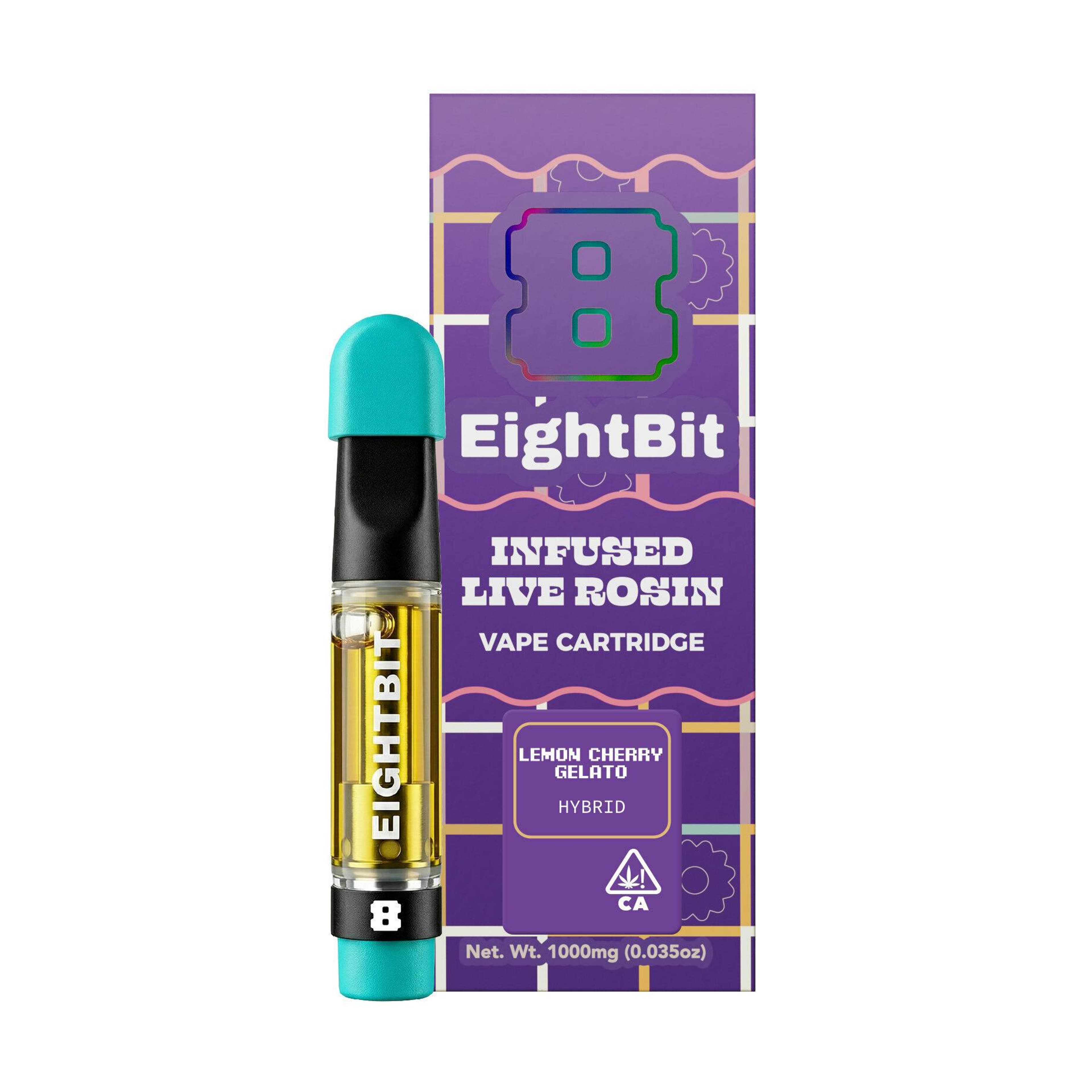 LEMON CHERRY GELATO - LIVE ROSIN Infused 1G Carts - EIGHTBIT | Shop | The Higher Path LEMON CHERRY GELATO - LIVE ROSIN Infused 1G Carts - EIGHTBIT | Shop | The Higher Path