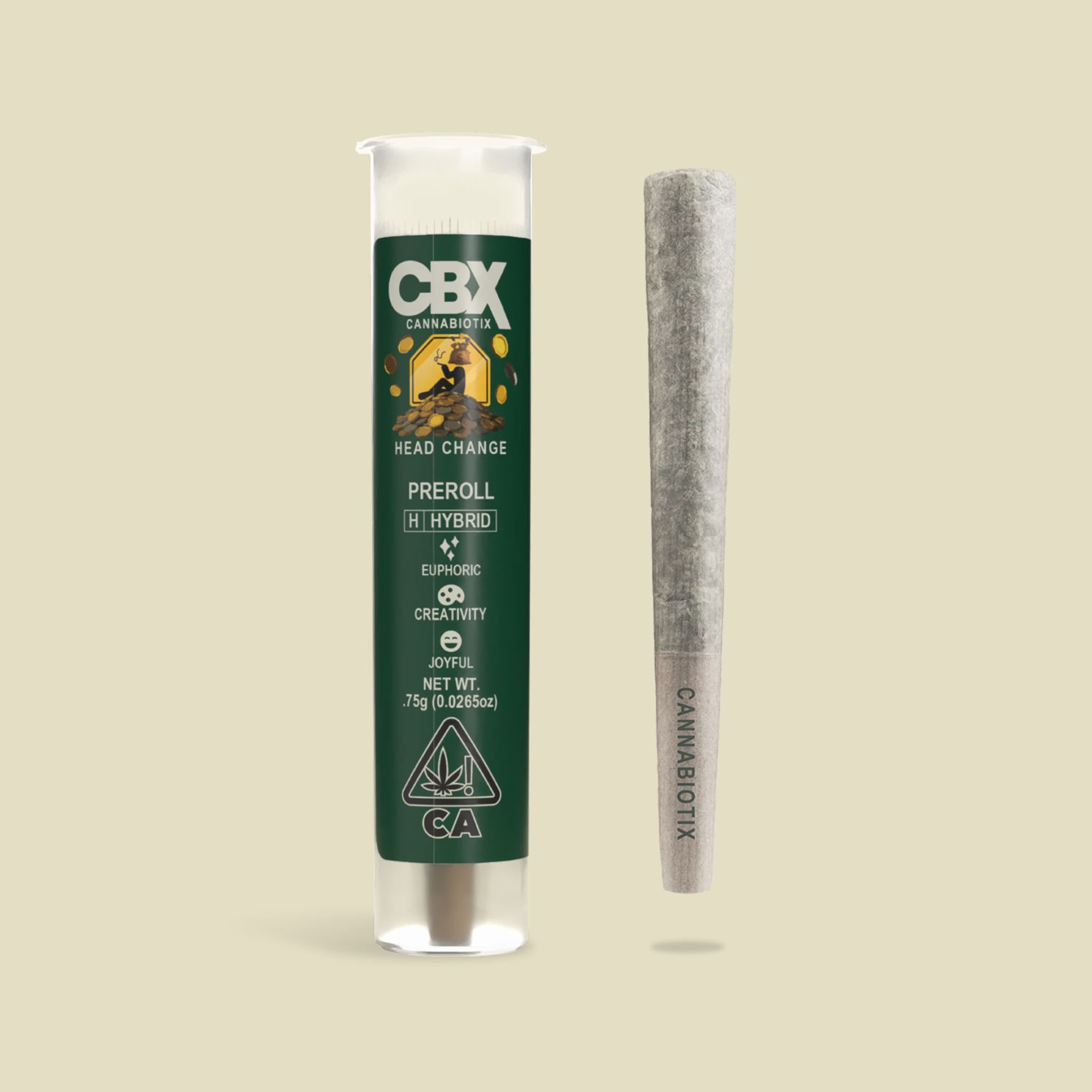 CBX - Head Change - .75g Pre-Roll - Cannabiotix - - $12 - Pre-Rolls