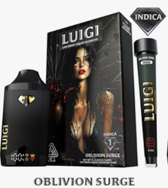 PART 2 OF 2: Oblivion Surge (I) Infused Preroll - 0.5g - Luigi - Oblivion Surge (I) - $5 - Pre-Rolls