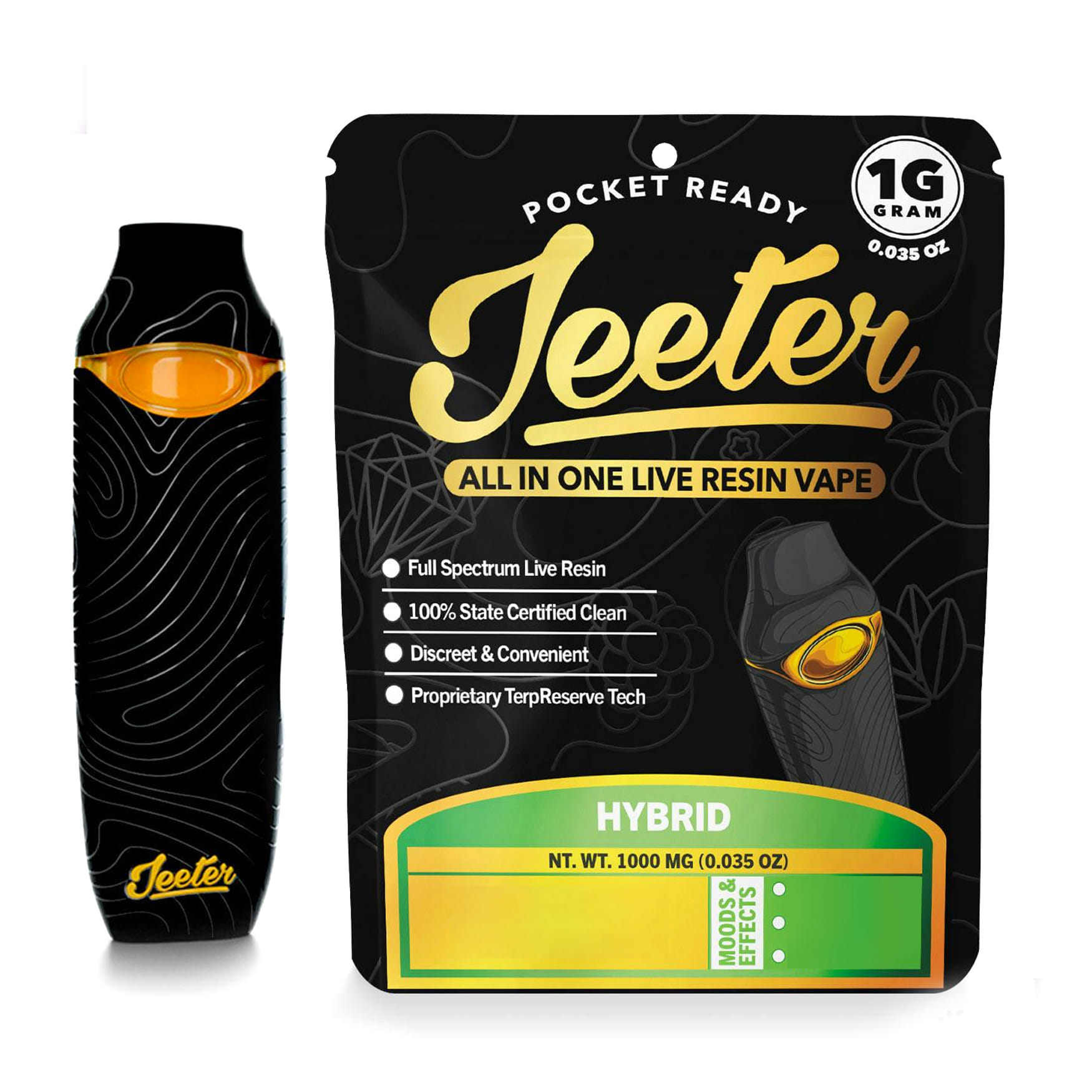 Honey Banana (H) Live Resin AIO - Jeeter - Honey Banana (H) - $31 - Vape Cartridge