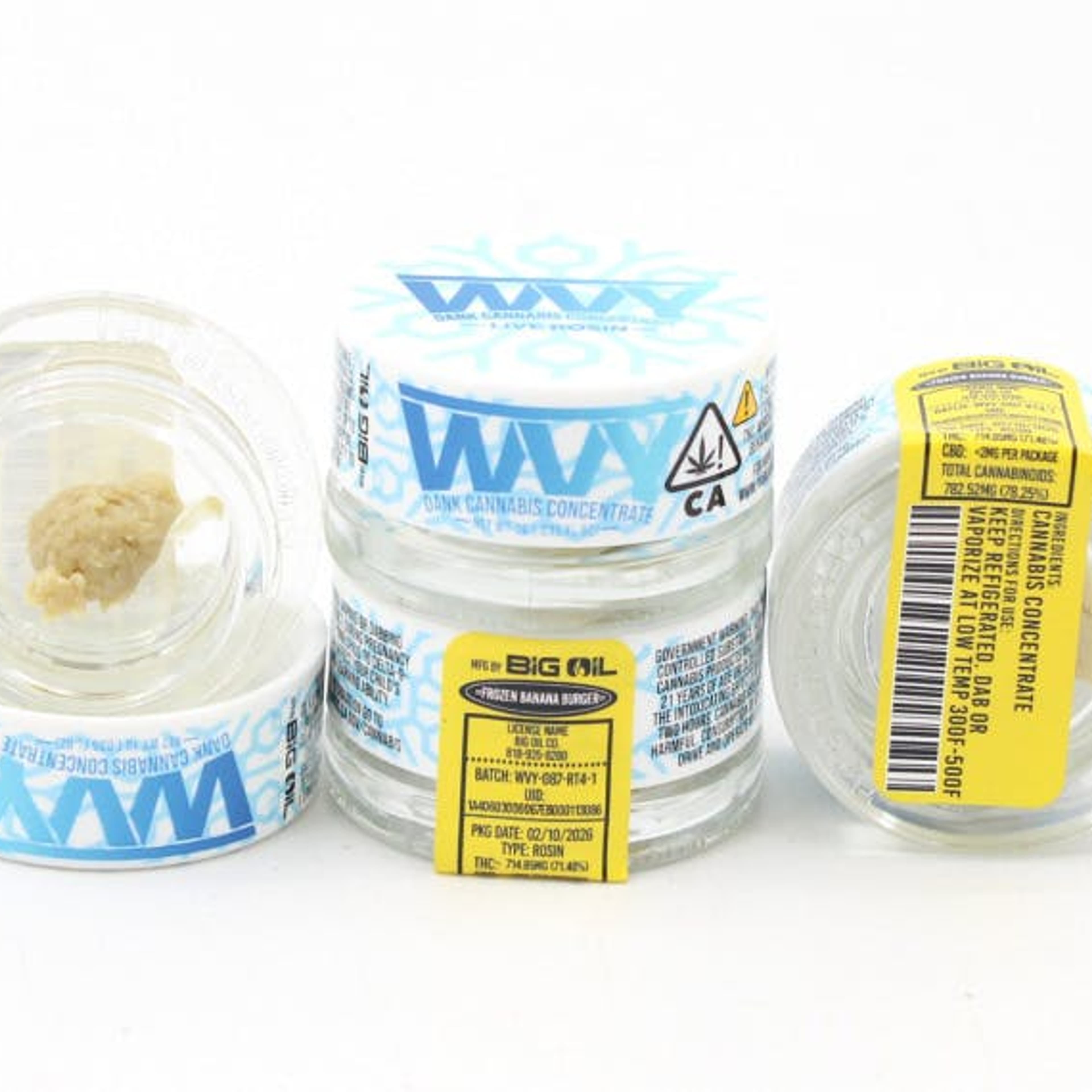 Frozen Banana Burger - Rosin - WVY - - $17.25 - Concentrates