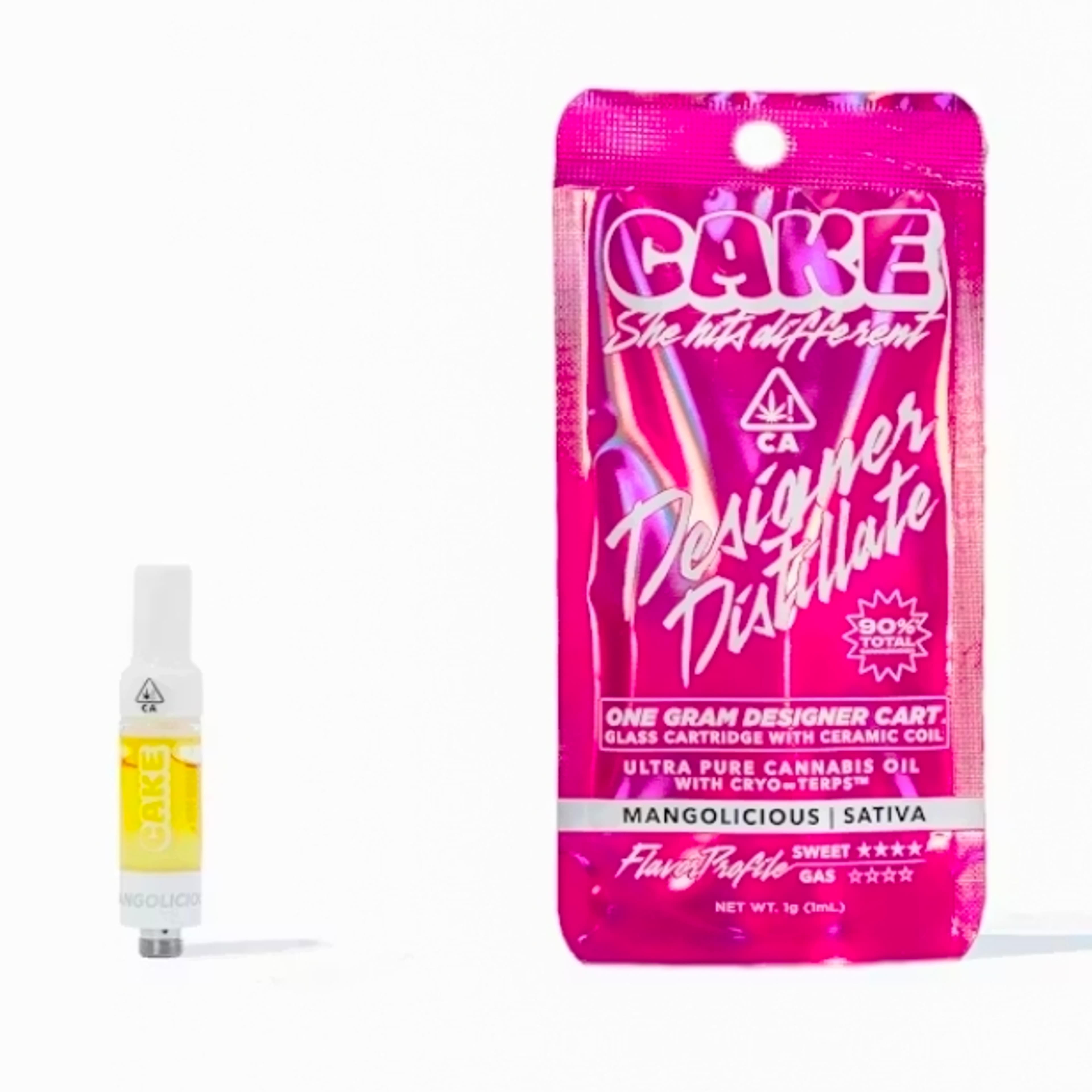 CAKE - 1 gram 510 Thread - Mangolicious - - $35.99 - Vape