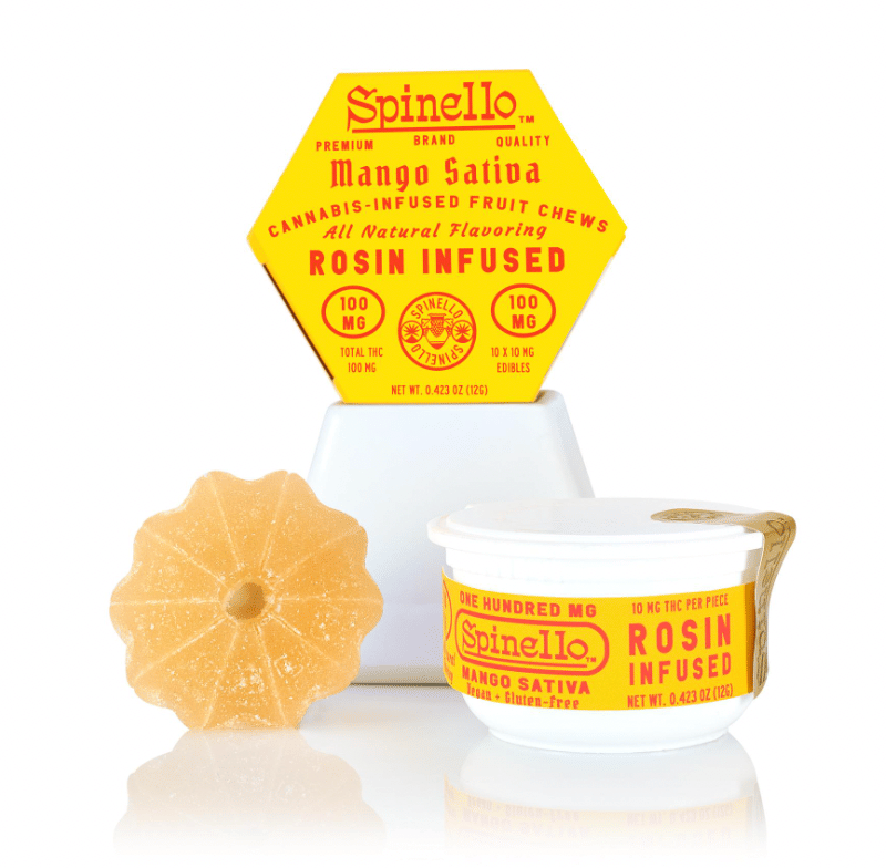 Mango | Rosin Fruit Chews | 100mg | S | - Spinello -  - $14.40 - Edibles