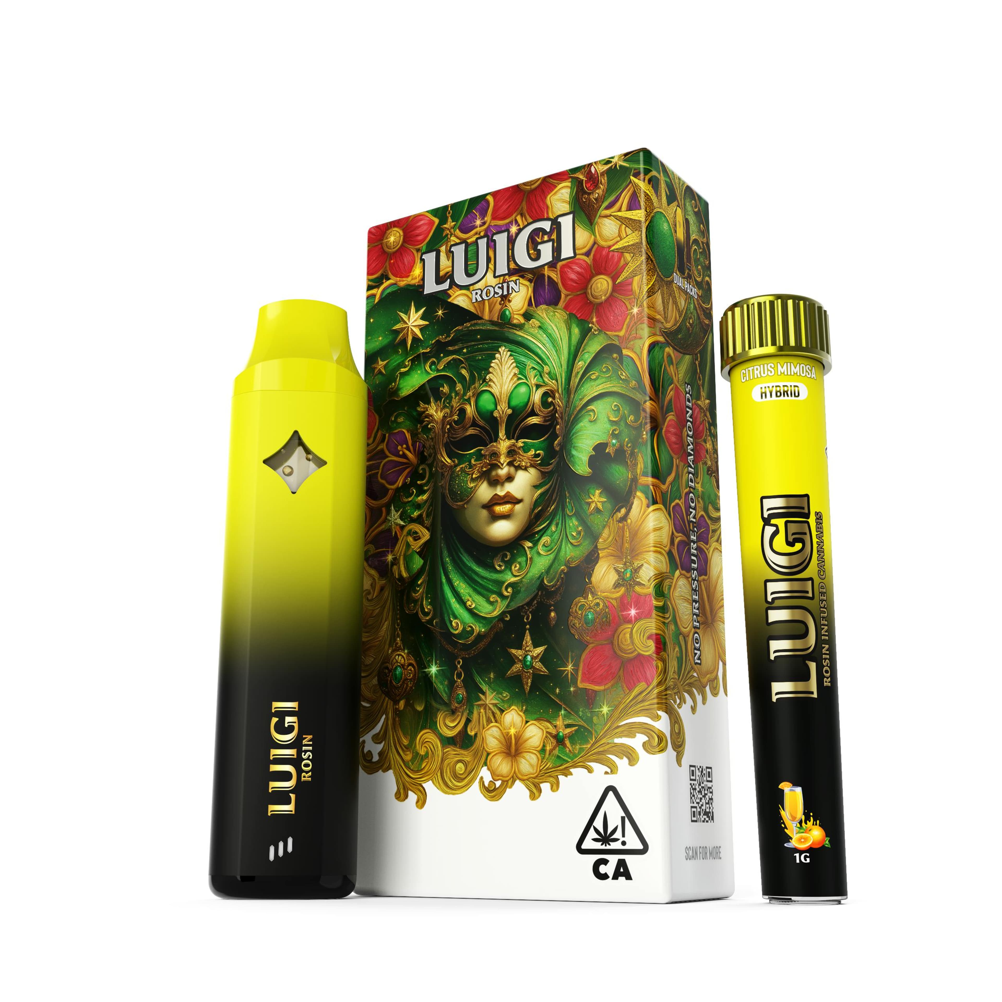 Citrus Mimosa Rosin Dual Pack V1 - Luigi - - $55 - Ready To Use Vapes
