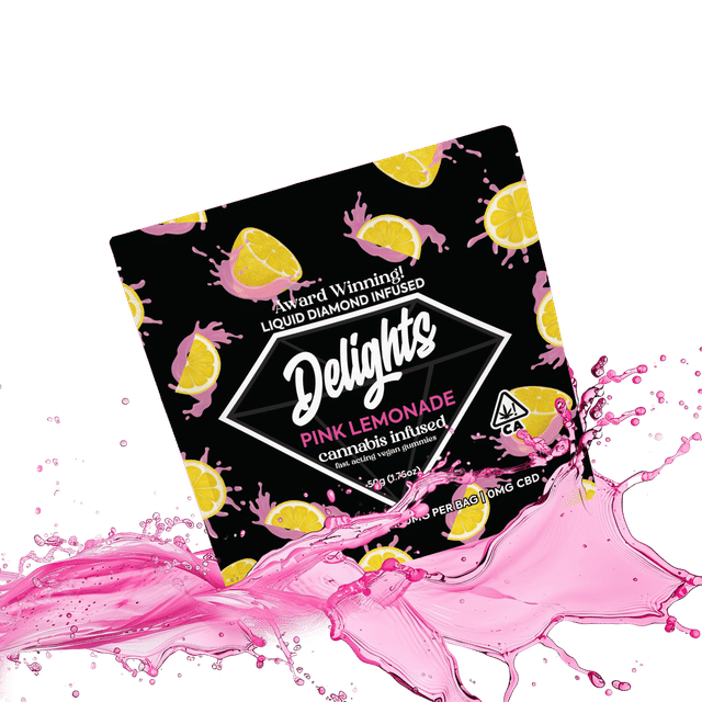 Pink Lemonade | 100mg | Liquid Diamond Infused Gummies