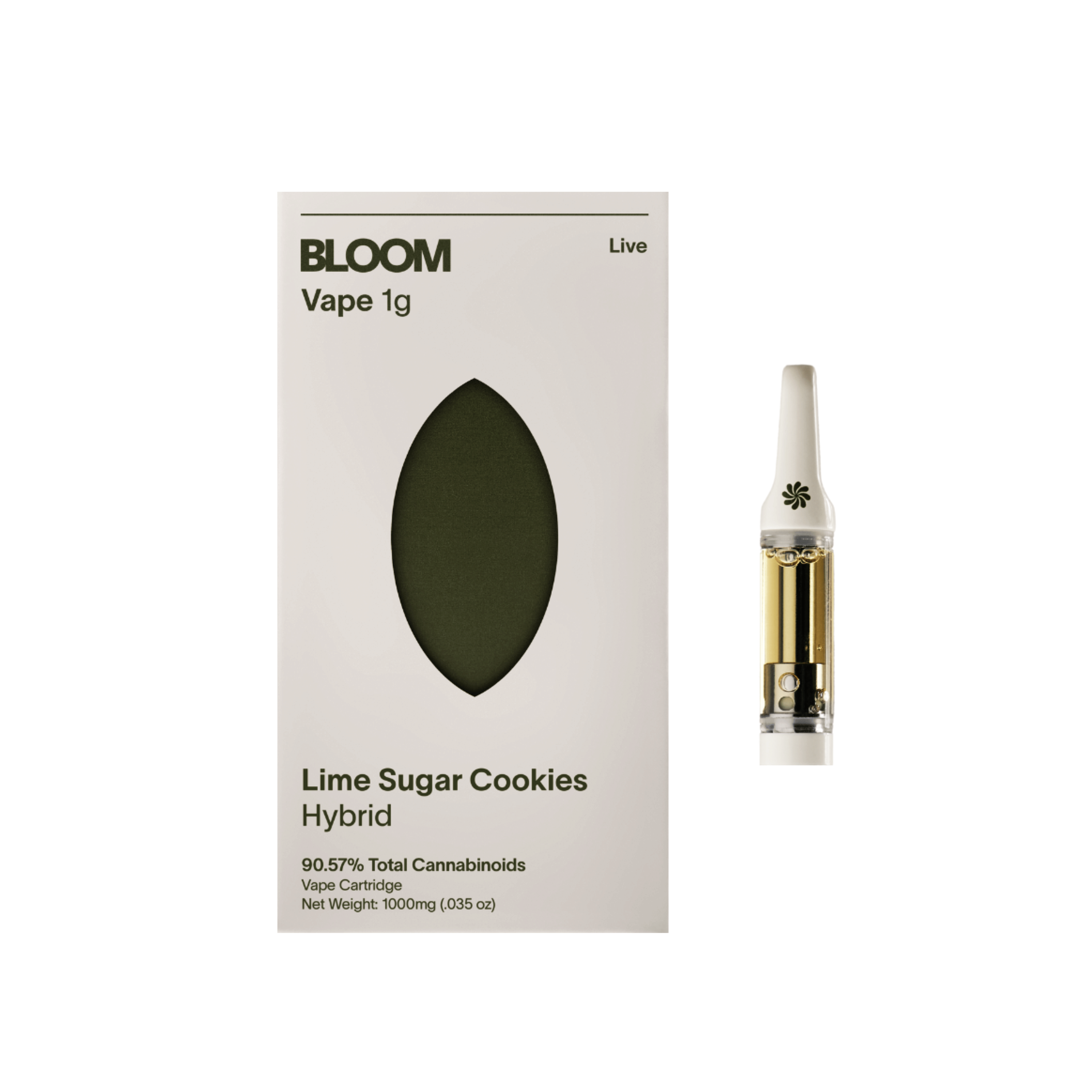 Live | Lime Sugar Cookie (H) Cartridge - 1g - Bloom - - $30 - Cartridges / Pods