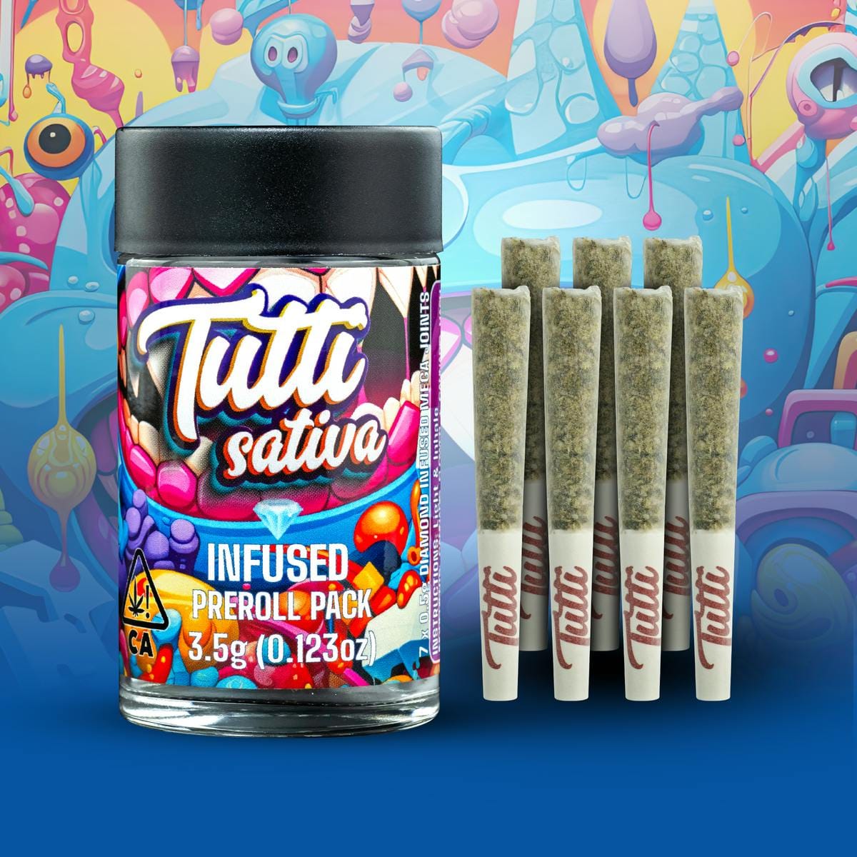 Maui Wowie - Diamond Infused - Pre-Rolls - Tutti - 3.5g (7-Pack) - $39.99 - Infused Pre-Rolls