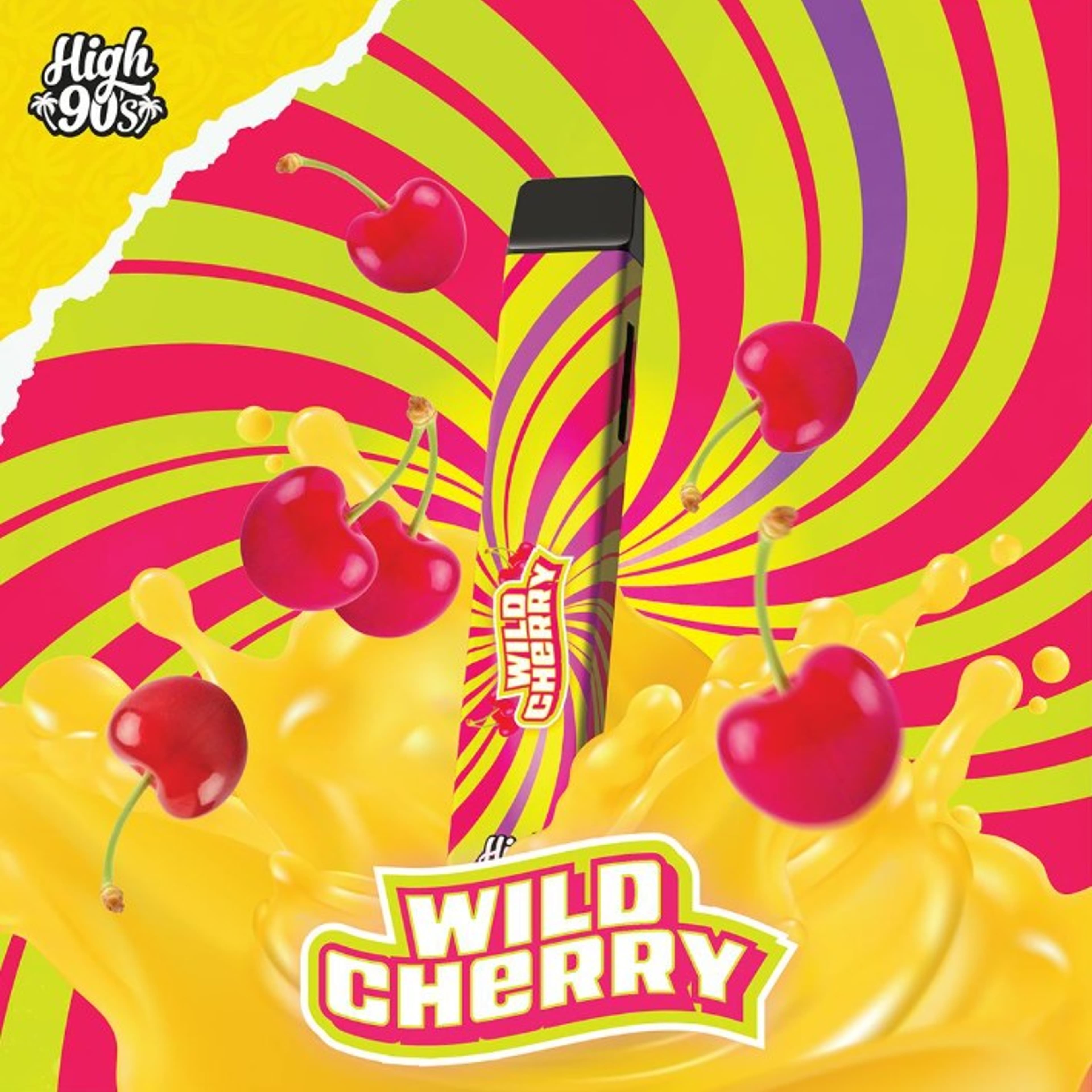 High 90's AIO - Wild Cherry - All-In-One Vape - 1g *B2G1 EVERYDAY* - High 90's - AIO - $19.99 - Disposable Vape Pens (All In One)