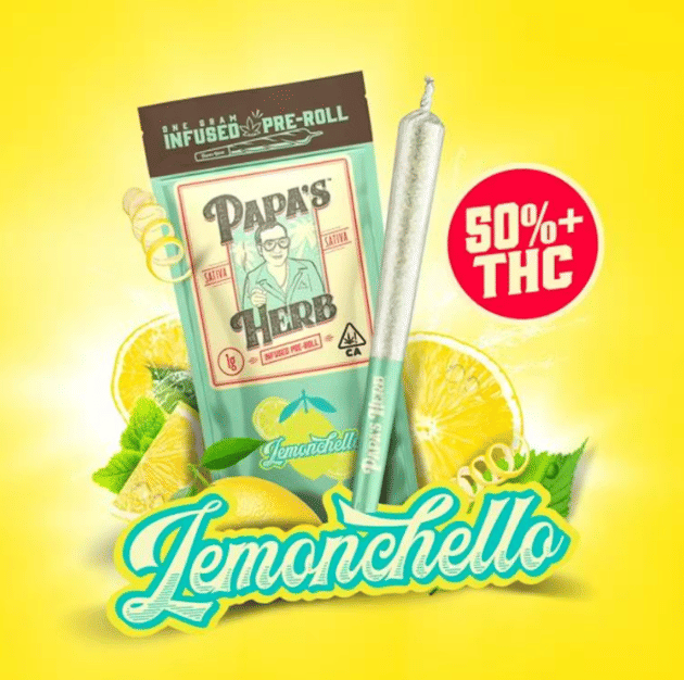 Papa's Herb 1g Infused Preroll - Lemonchello