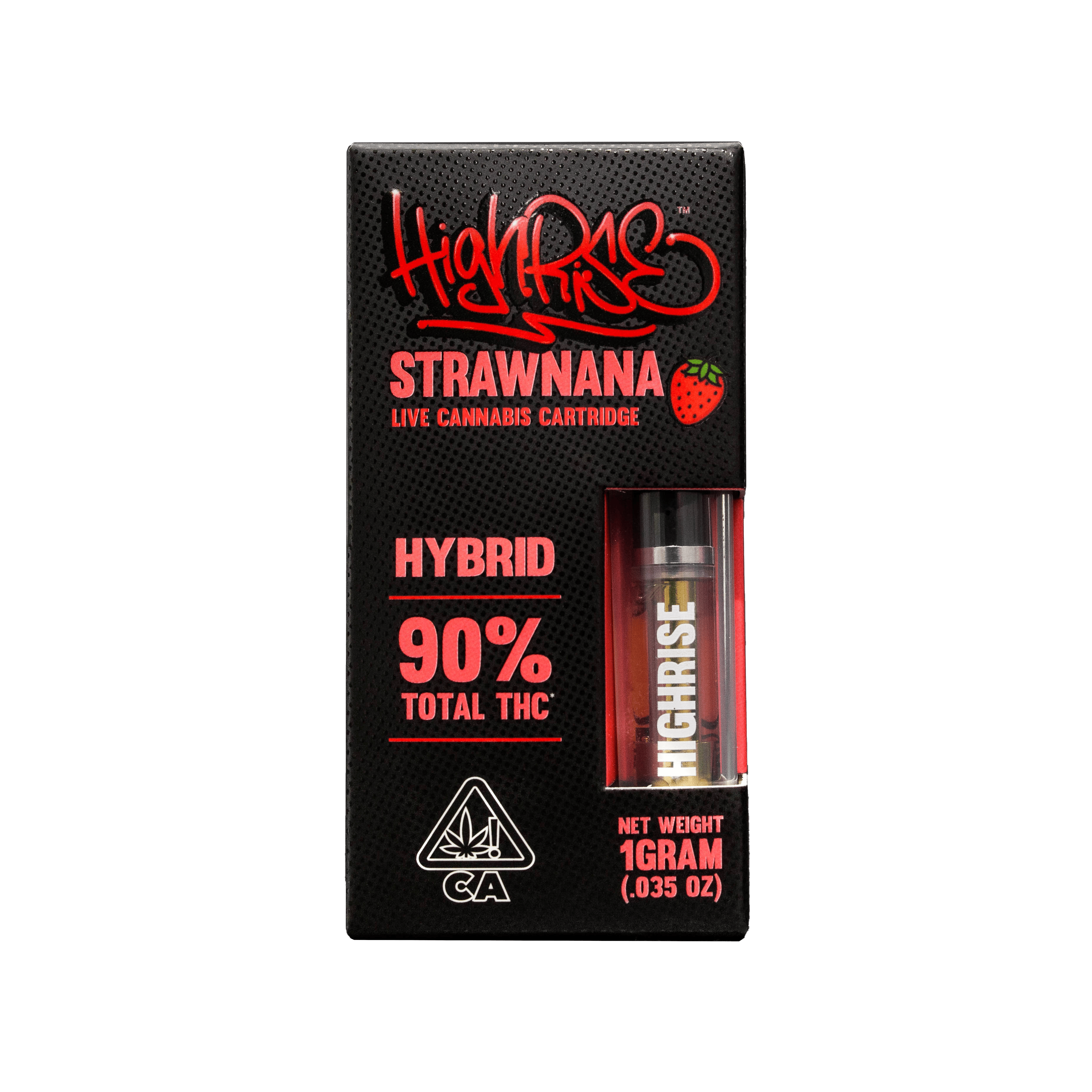 Strawnana Live Cartridge - HighRise - Gram - $25 - Cartridges