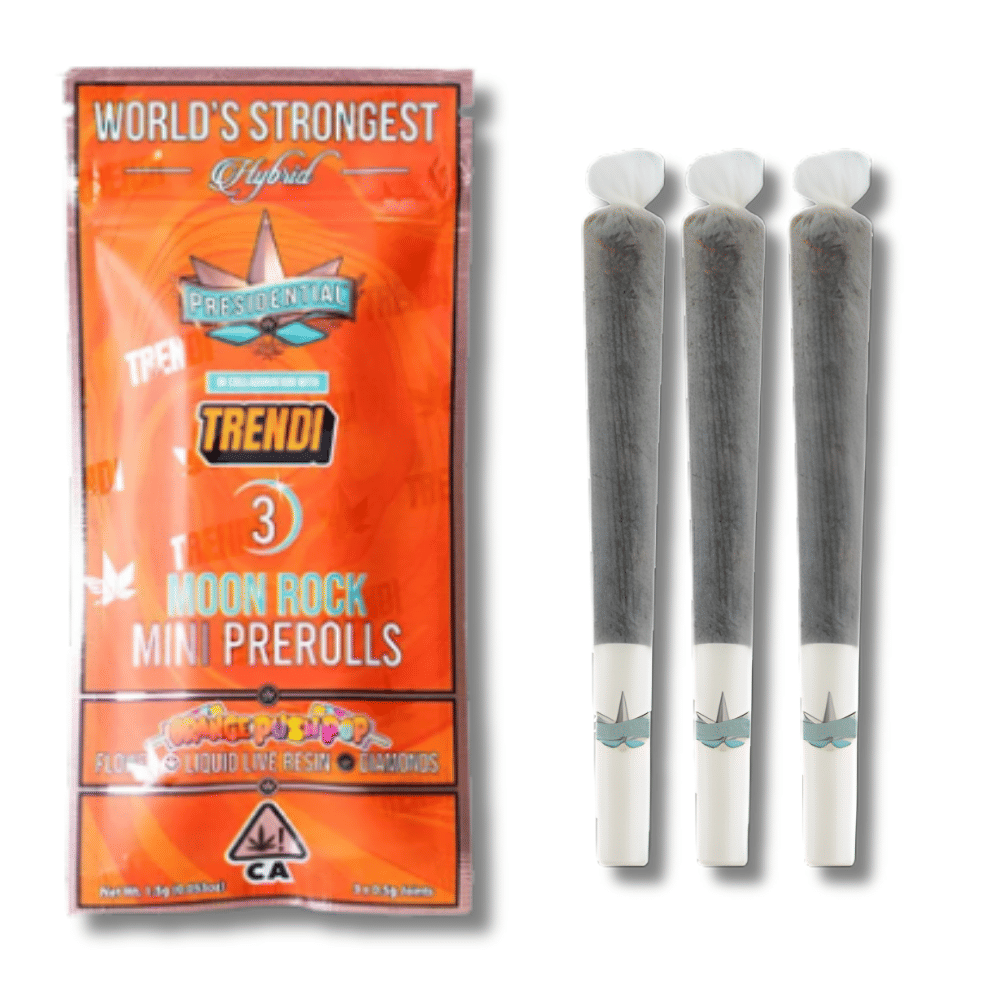 Orange Push Pop Mini Liquid Live Resin Prerolls 3pk - Presidential -  - $23.24 - Preroll