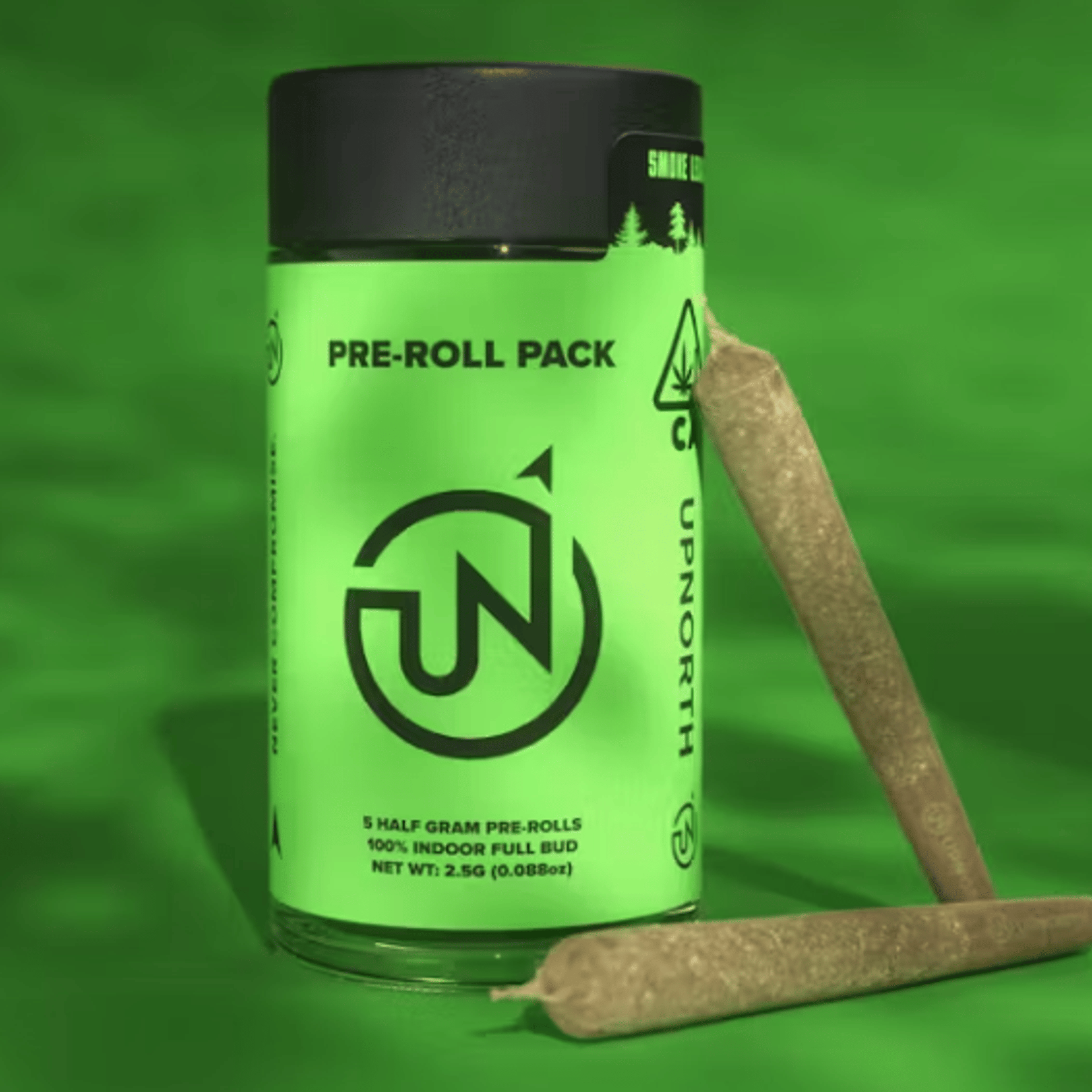 Up North: 5pk NF1 (H) Pre-Roll - 2.5g - UpNorth - - $32 - Pre-Rolls