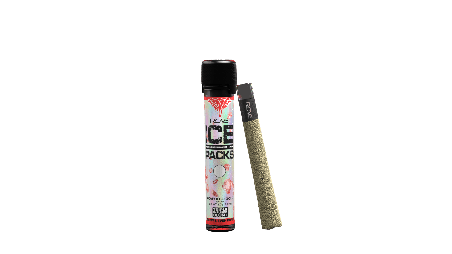 Acapulco Gold - Infused Ice Pack Blunt (Rosin, Hash, and Diamonds) 2g - ROVE -  - $28.81 - Pre-Rolls