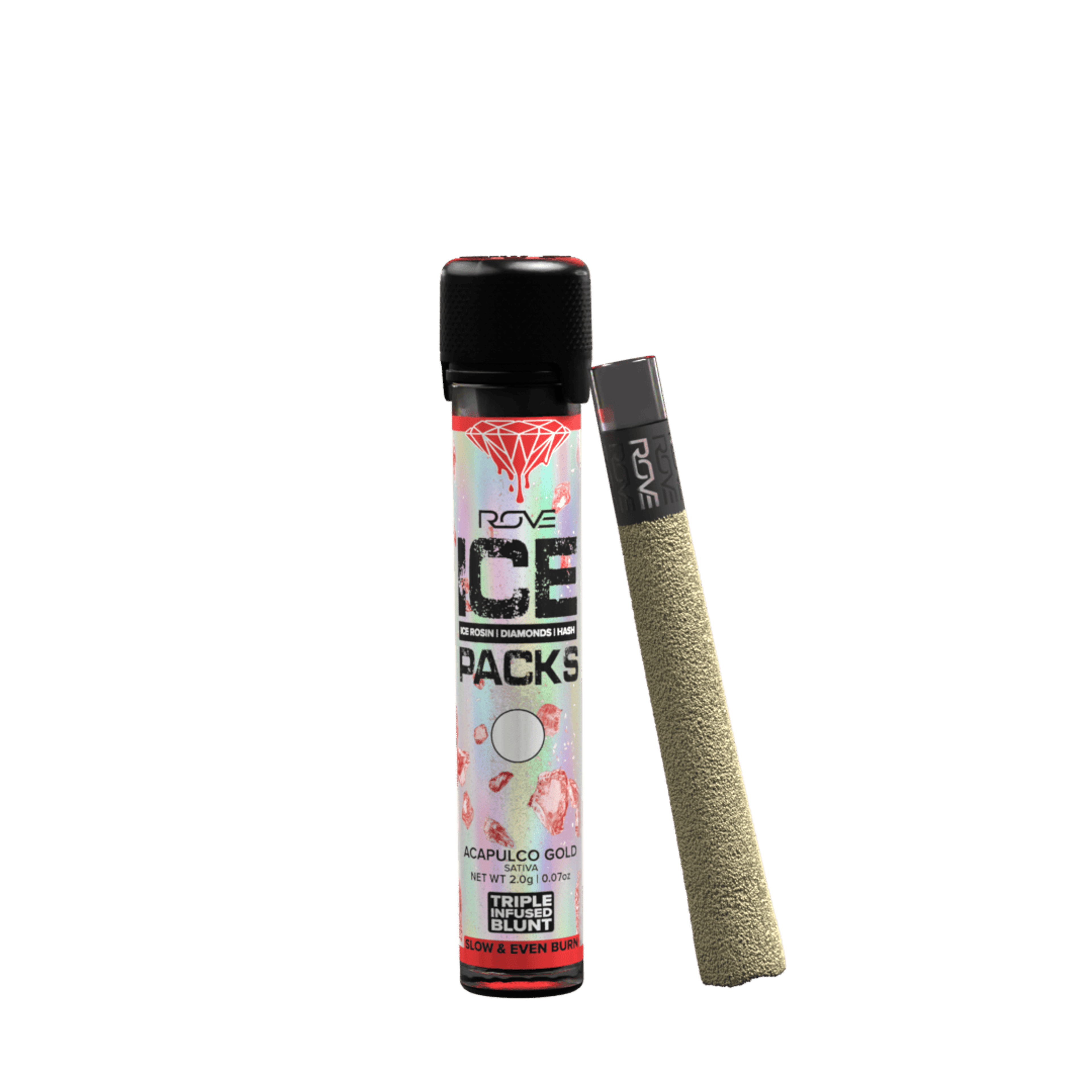 Acapulco Gold - Infused Ice Pack Blunt (Rosin, Hash, and Diamonds) 2g - ROVE - - $28.81 - Pre-Rolls