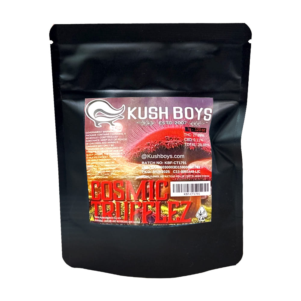 Cosmic Trufflez 25.71% 7g - Kush Boys - Quarter - $20 - Flower