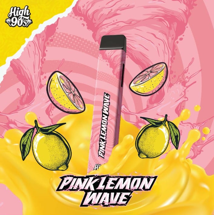 High 90's AIO - Pink Lemon Wave - All-In-One Vape - 1g *B2G1 EVERYDAY* - High 90's - AIO - $19.99 - Disposable Vape Pens (All In One)