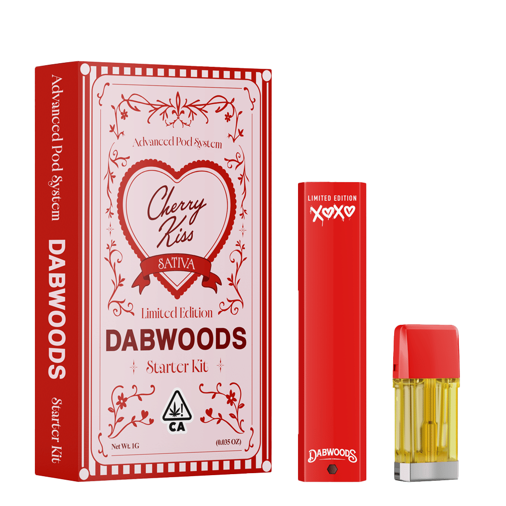 Cherry Kiss Limited Edition All-In-One Pod Kit (1G) - Dabwoods -  - $40 - Cartridge