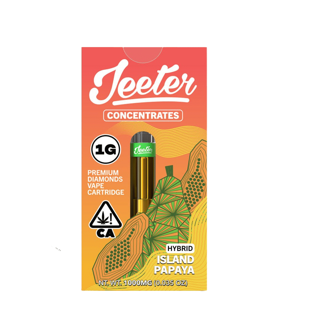 Island Papaya Liquid Diamonds Cartridge (1G) - Jeeter -  - $25 - Cartridge
