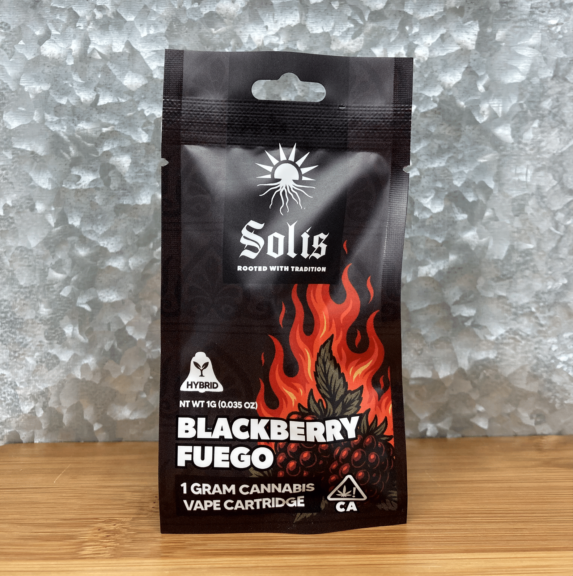 Blackberry Fuego 1g Cartridge - Solis -  - $25 - Vape Cartridge