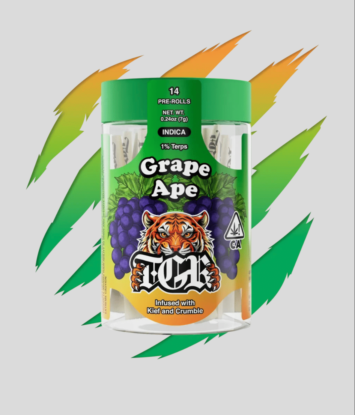 Grape Ape - .5g Infused Prerolls (14pk) - TGR - Infused PR Pack - Indica - $37 - Infused Blunt Pack