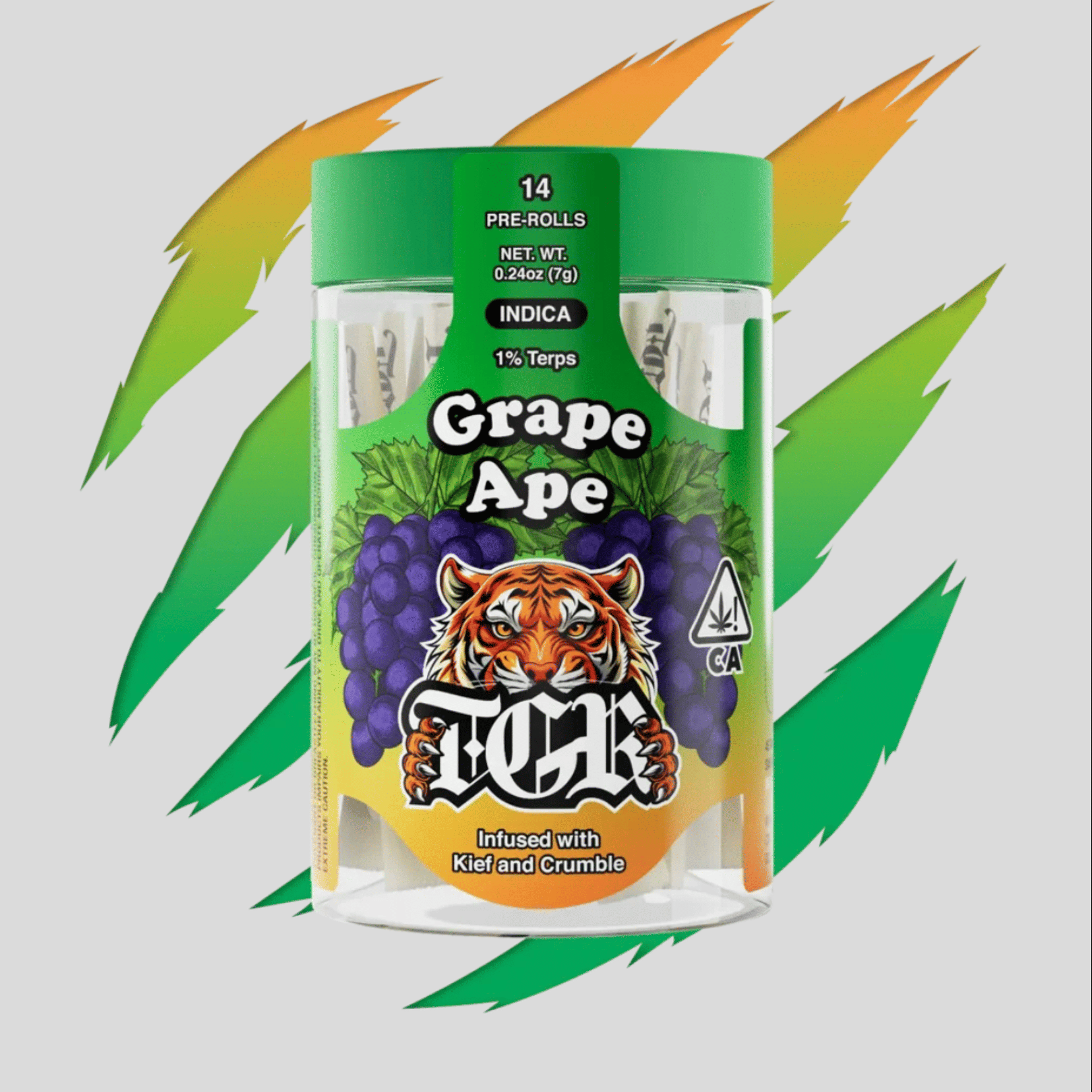 Grape Ape - .5g Infused Prerolls (14pk) - TGR - Infused PR Pack - Indica - $37 - Infused Blunt Pack