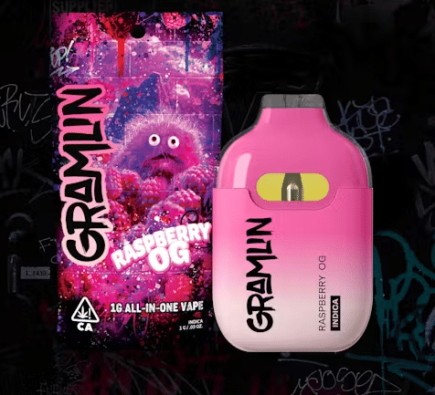 Raspberry OG - 1G All-In-One *BUY 2 GET 1 EVERYDAY* - Gramlin - Raspberry OG (I) - $25 - Cartridges