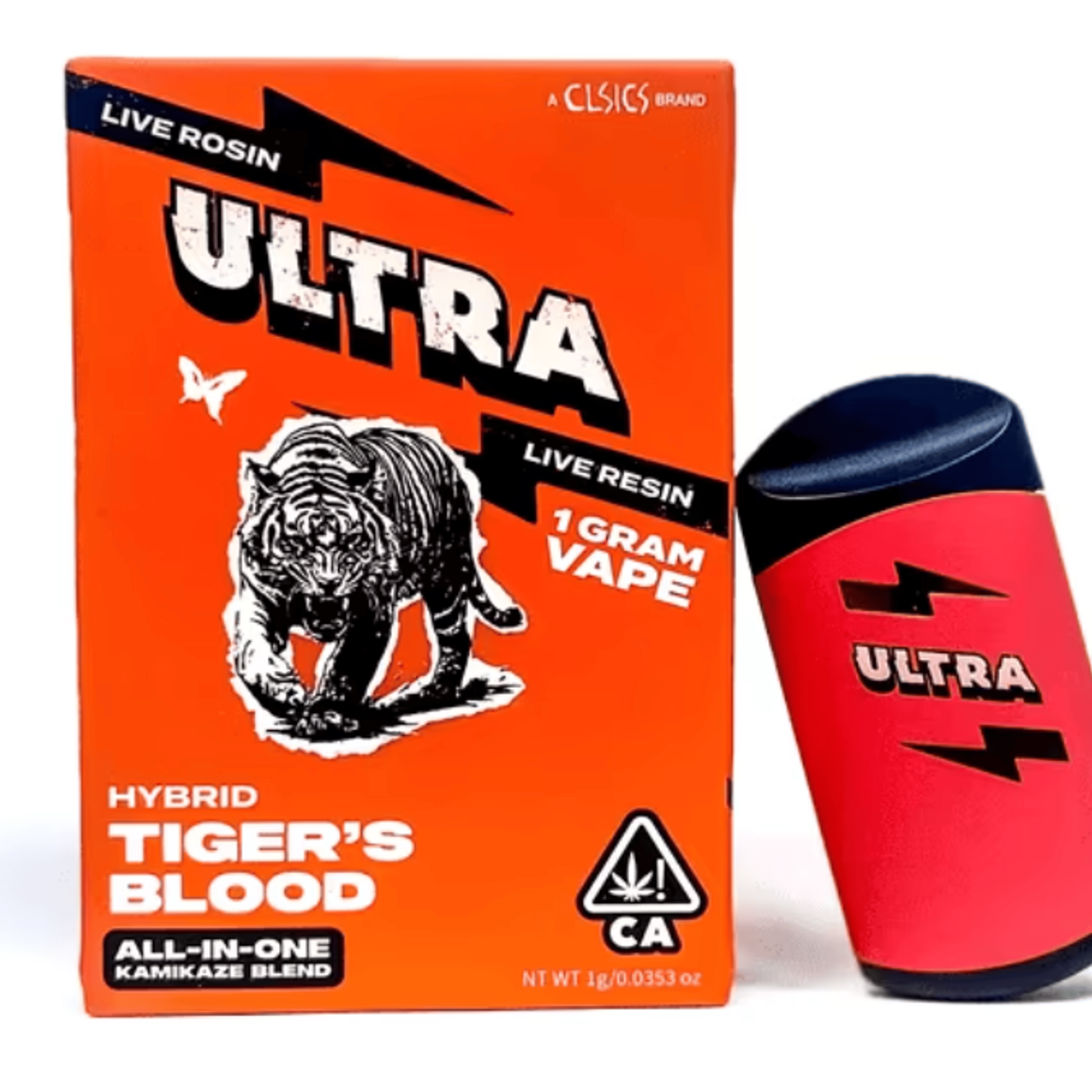 ULTRA 1G TIGERS BLOOD (AIO) - CLSICS - - $35 - Vaporizer