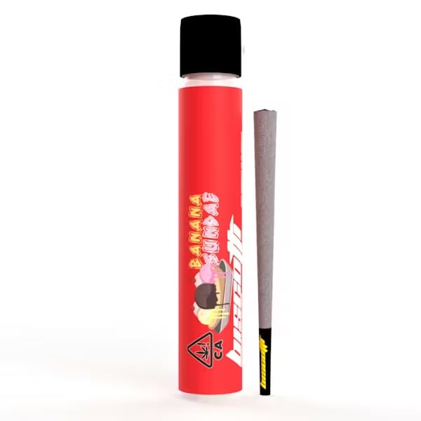 Banana Sundae - Hash Infused Preroll - 1g - (S)