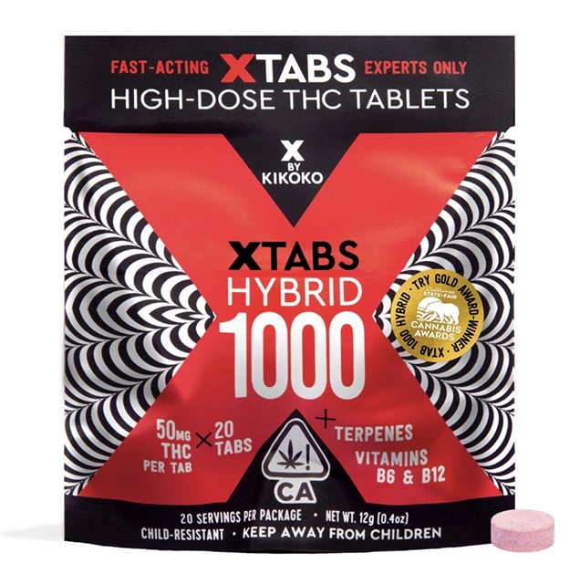 XTabs - 50mg/tab - 20pk - Hybrid - 1000mg