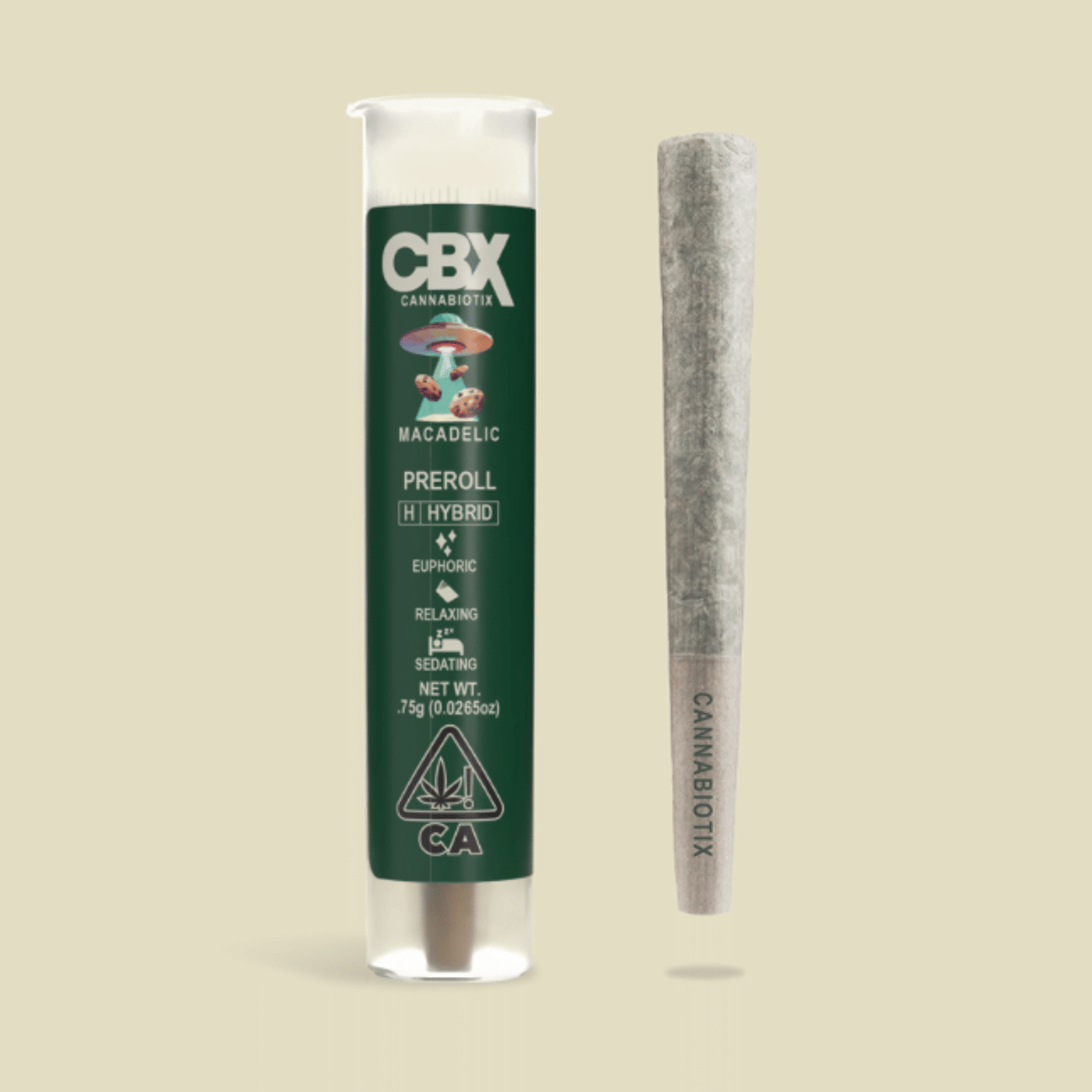 CBX | .75g - Macadelic - Pre-Roll - Cannabiotix - - $10 - Pre-Rolls