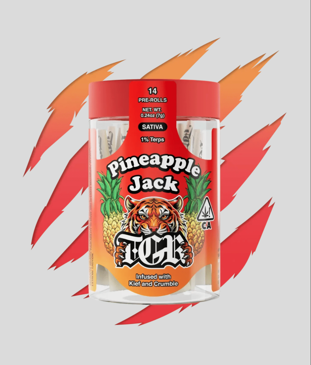 Pineapple Jack - .5g Infused Prerolls (14pk) - TGR - Infused PR Pack - Sativa - $37 - Infused Blunt Pack
