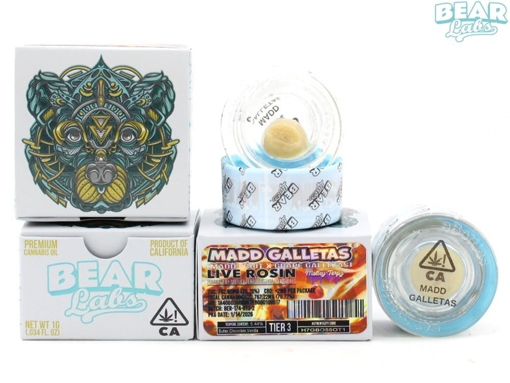 Madd Galletas Tier 3 ROSIN - BEAR LABS -  - $36.50 - Concentrates