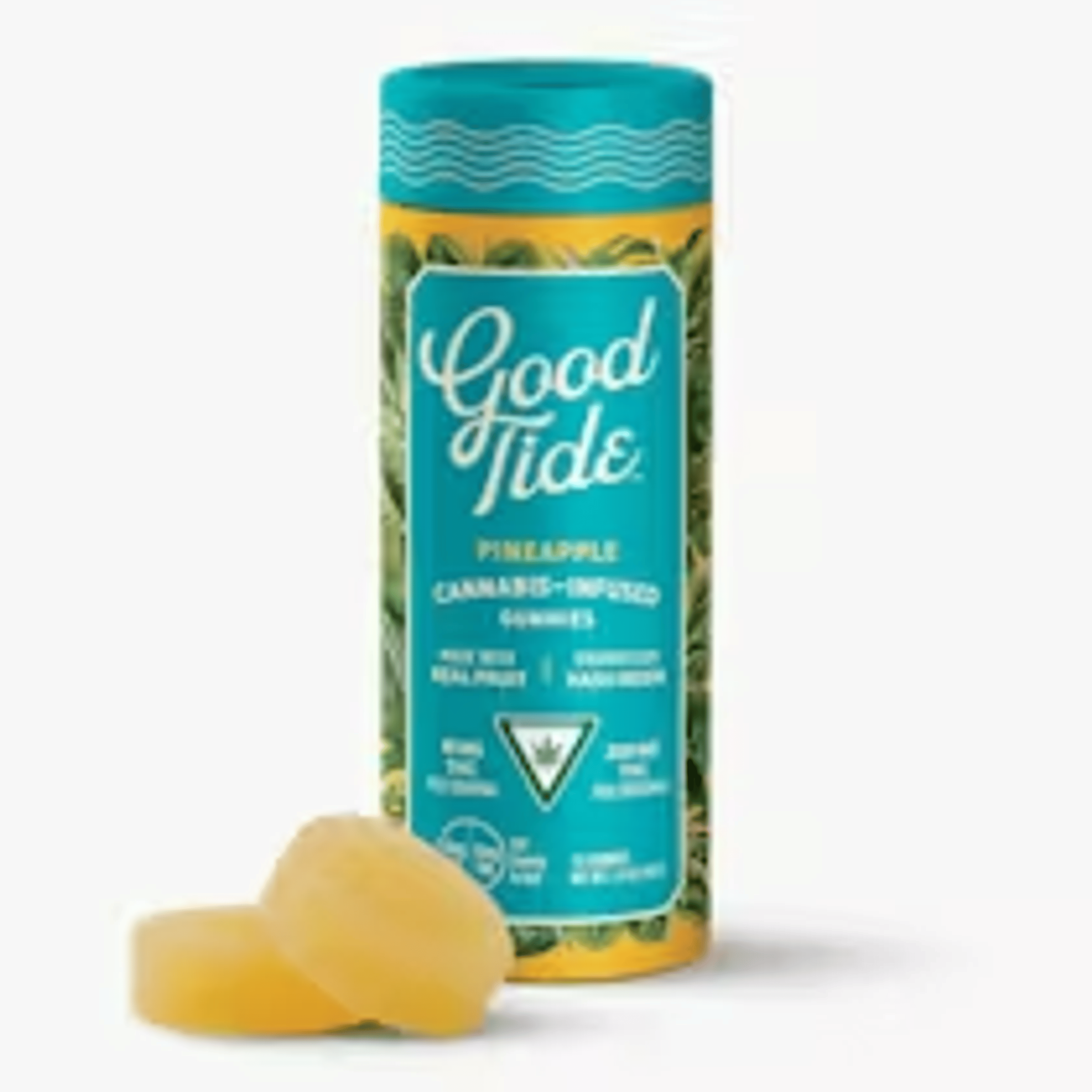 DEAL Pineapple Gummies 100 Mg - Good Tide - - $20 - Edible