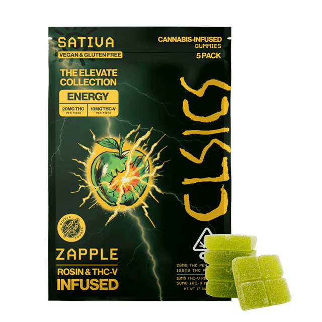 Zapple THCv +THC - Live Rosin Gummies - 100mg
